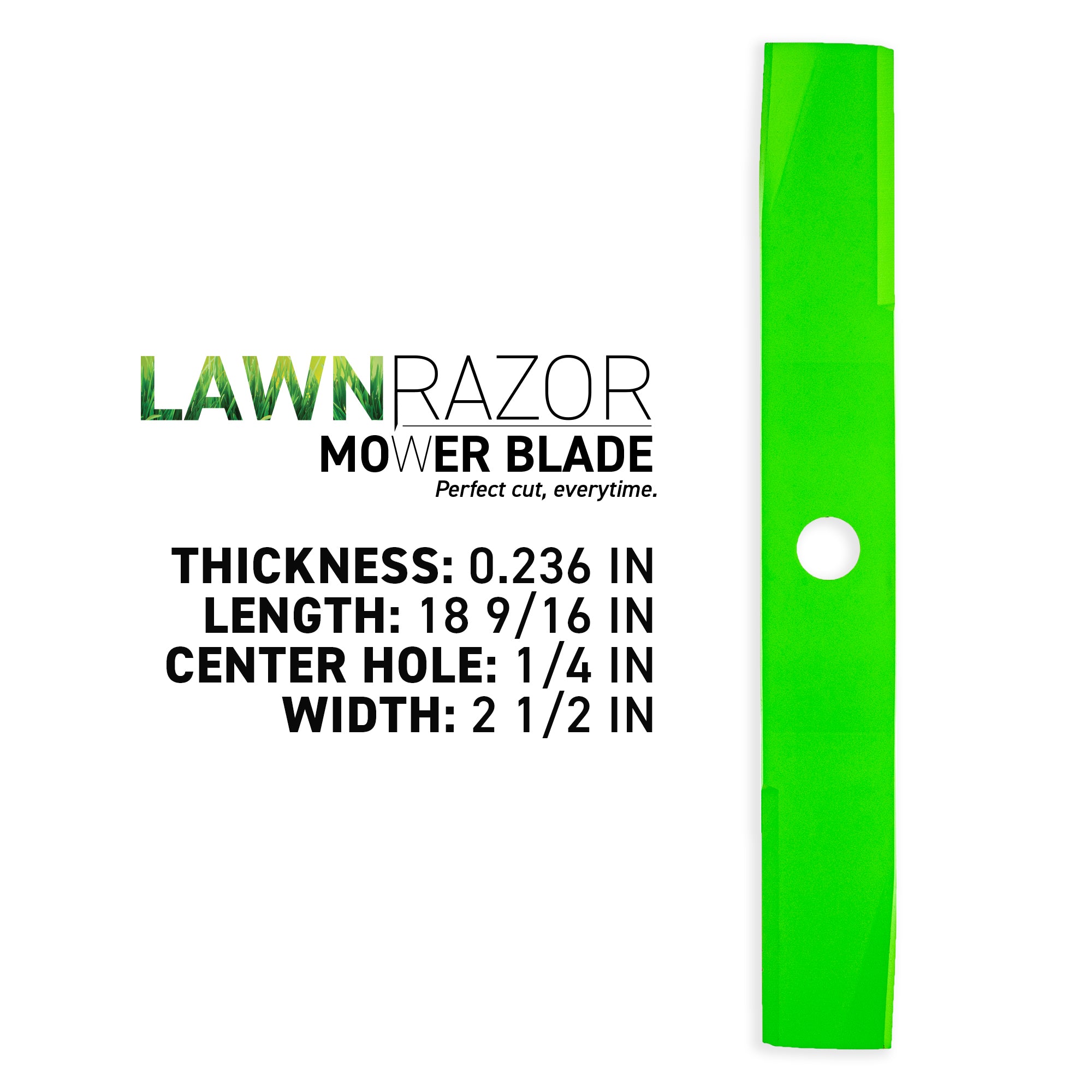 8TEN 810-CBL2883D LawnRAZOR Low Lift Blade 3-Pack for