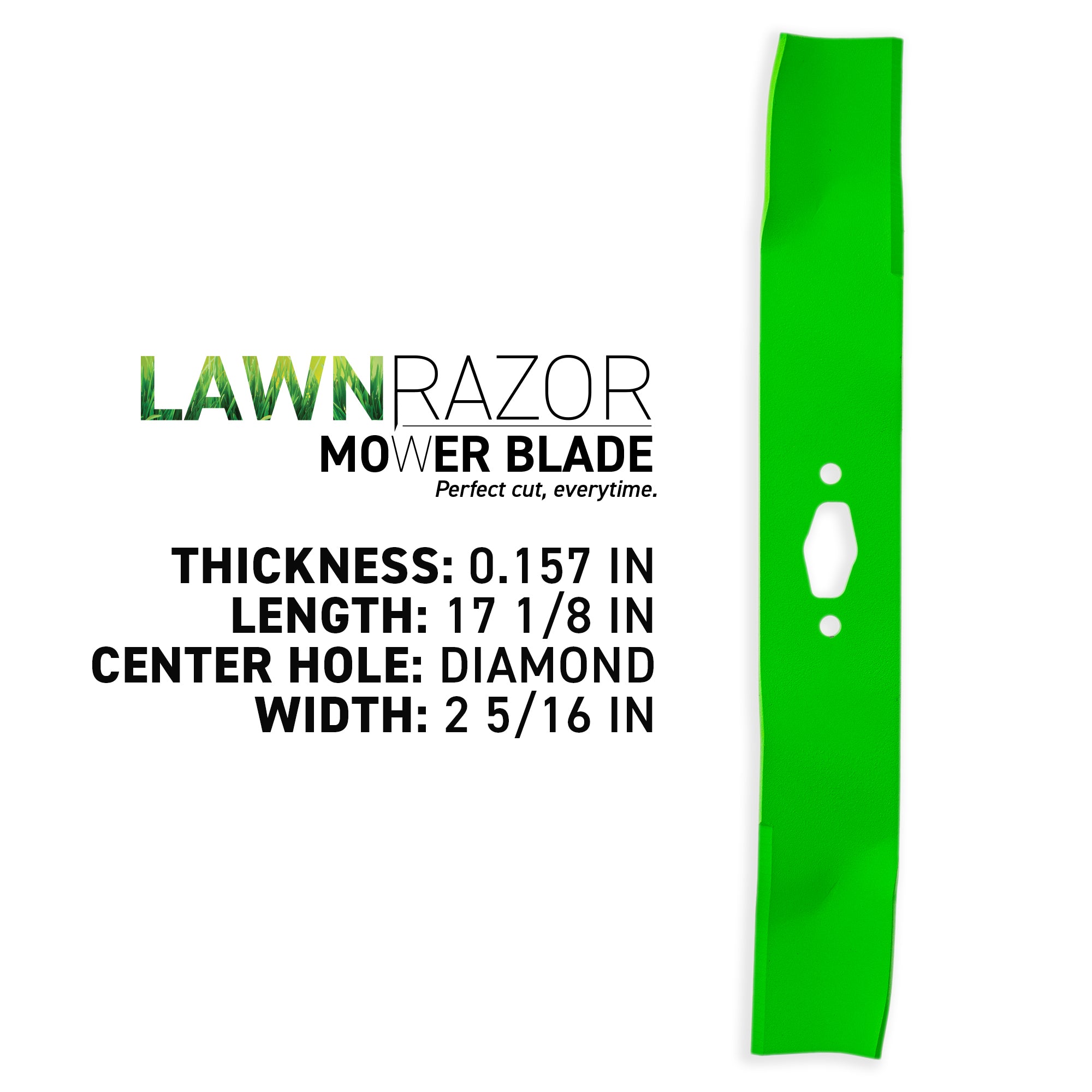 LawnRAZOR Mulching Blade For Troy-Bilt Cub Cadet Craftsman 742P05094 742-05094 490-110-Y193 | 3-PACK