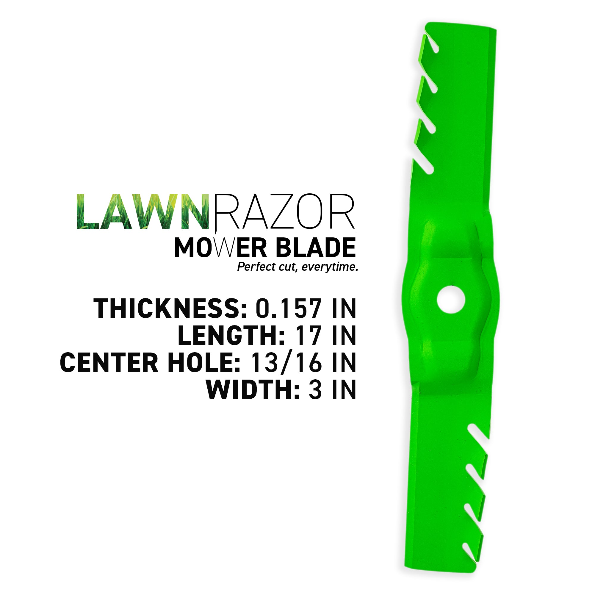 8TEN LawnRAZOR Mulching Blade 3-Pack UC25185 AUC17719