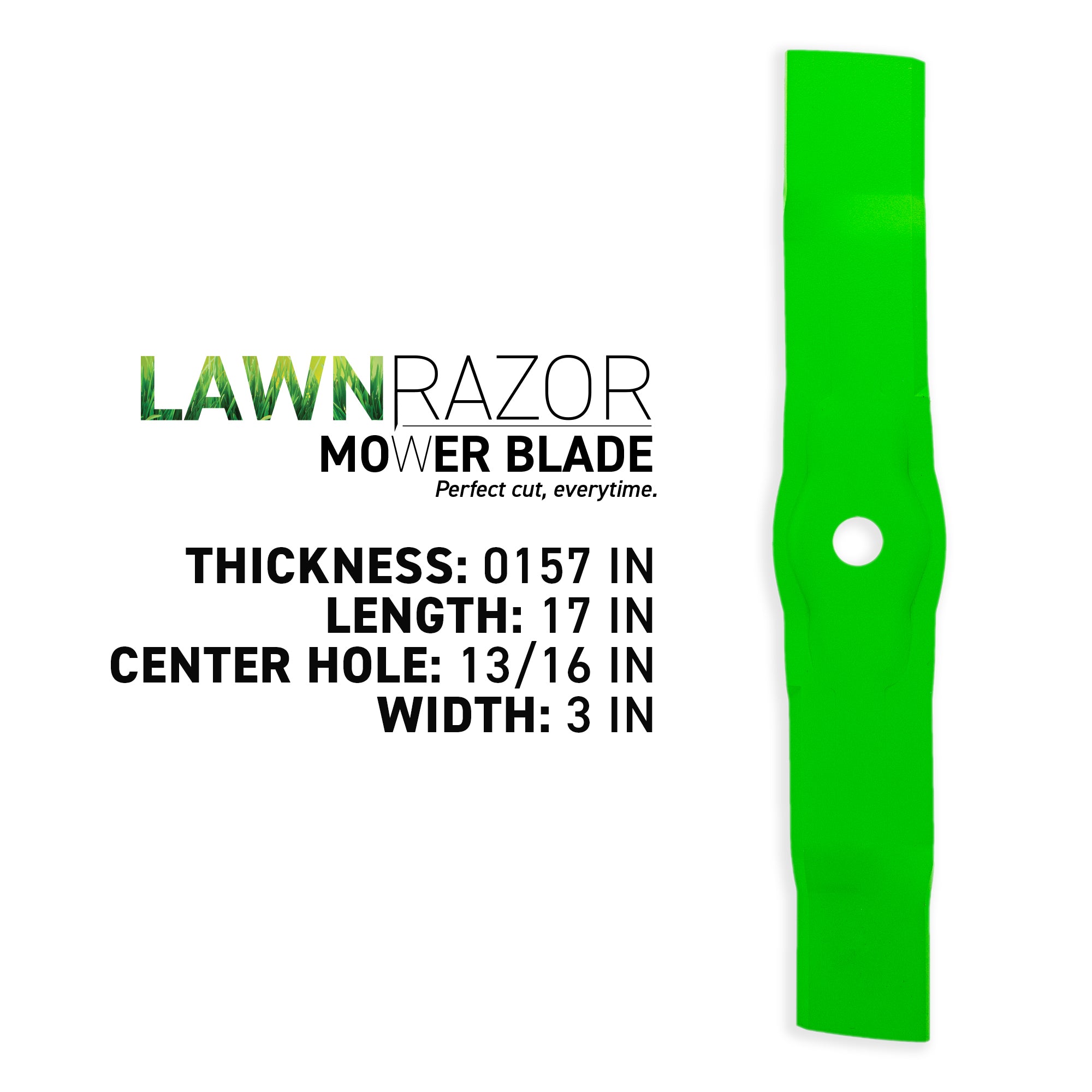 8TEN LawnRAZOR Mulching Blade 3-Pack UC25185 AUC17719