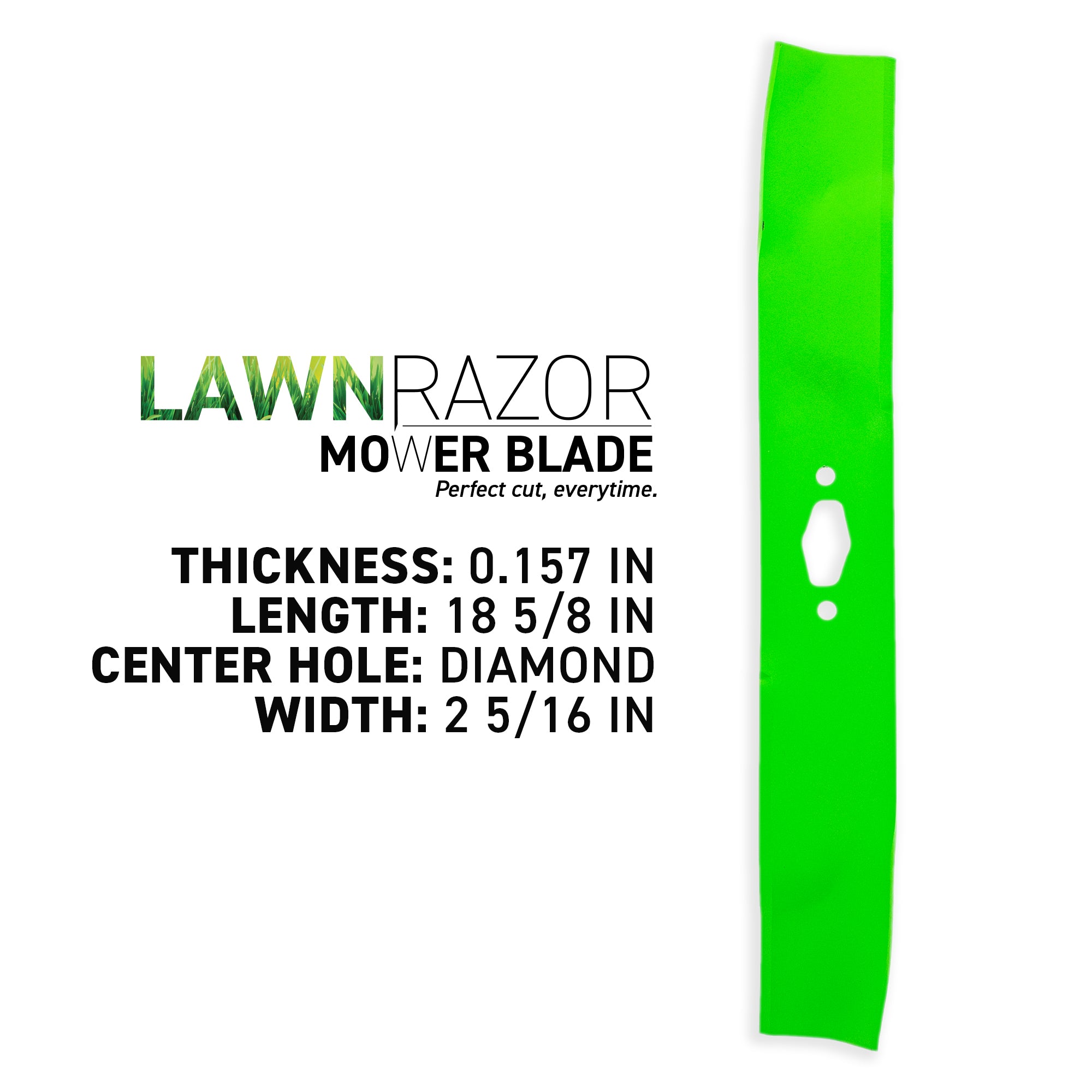 8TEN LawnRAZOR Mulching Blade 3-Pack CMXGZAM110205
