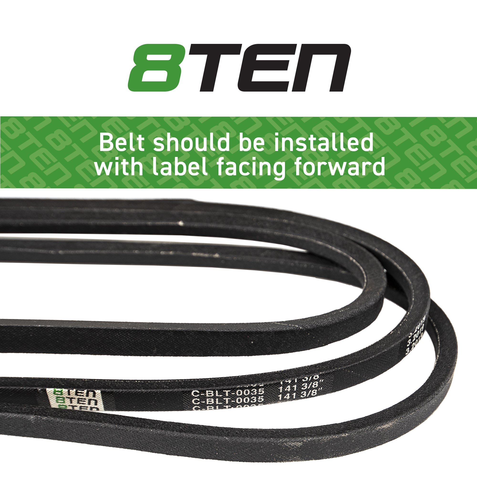 Deck Belt For John Deere TCU13198 | 8TEN