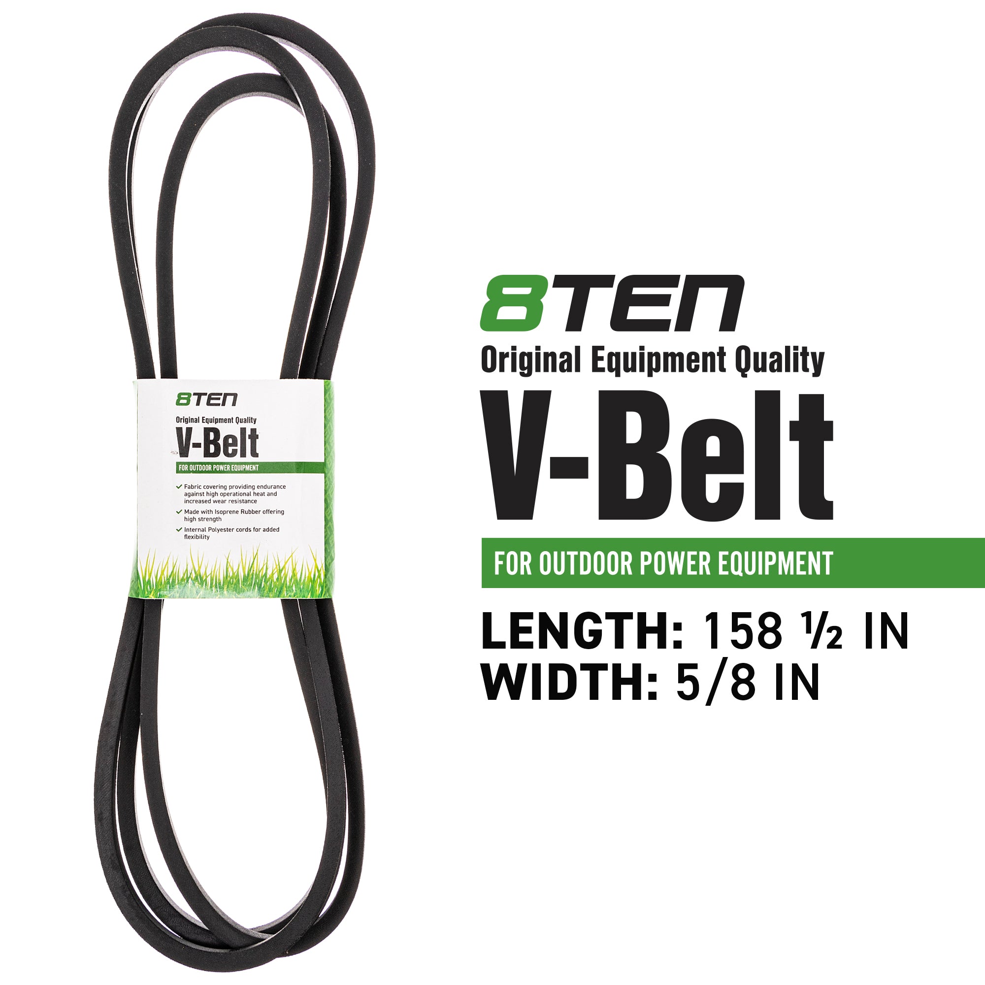 8TEN 810-CBL2258T Deck Belt for Toro Exmark Stens Oregon Z-Master