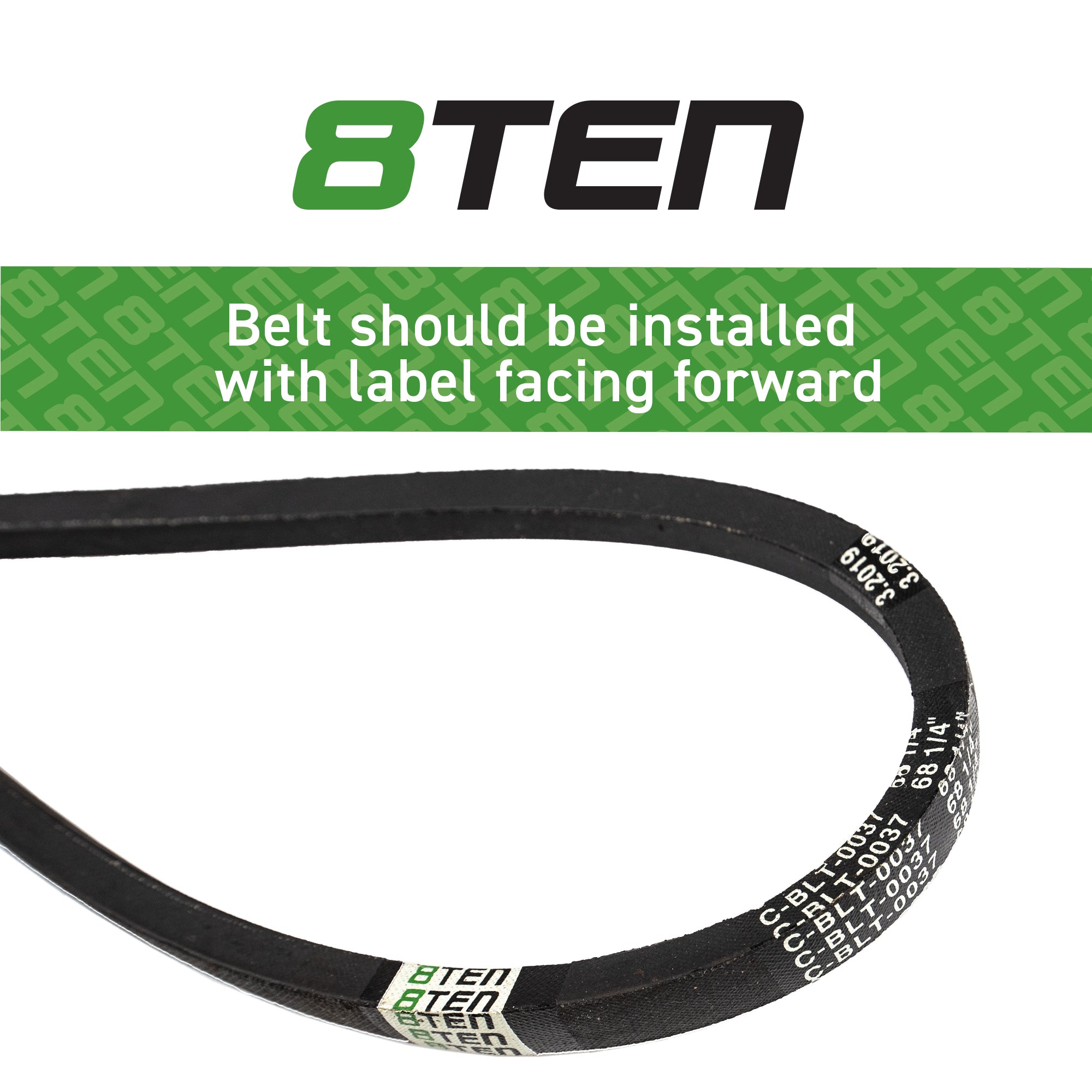 PTO Clutch Belt For Columbia Huskee 754-04064 | 8TEN