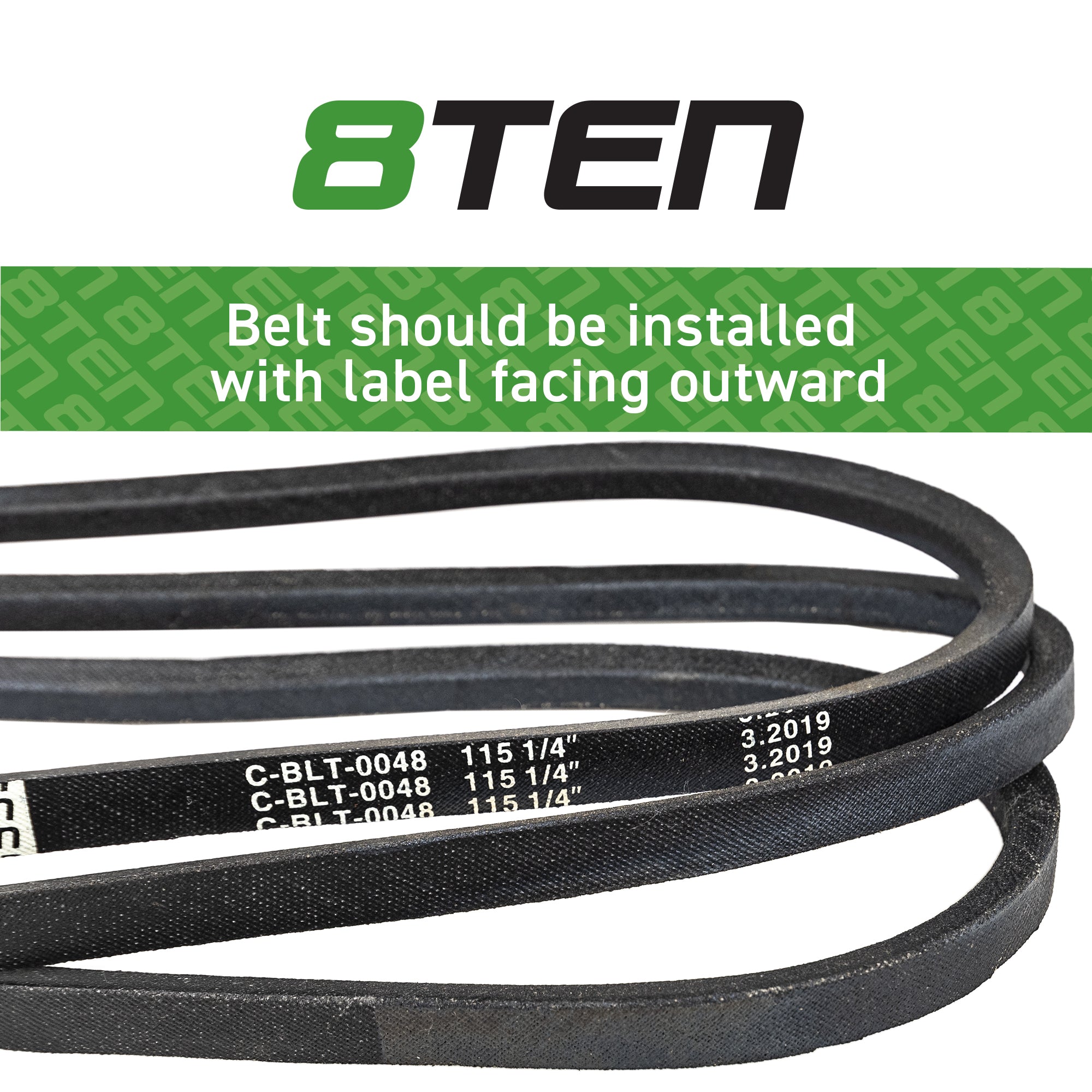 Belt For John Deere Exmark TCU16907 | 8TEN