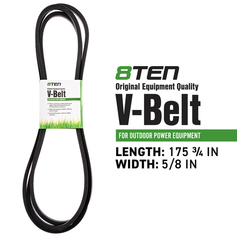 8TEN 810-CBL2208T Deck Belt for Toro Exmark Stens Oregon MTD Cub