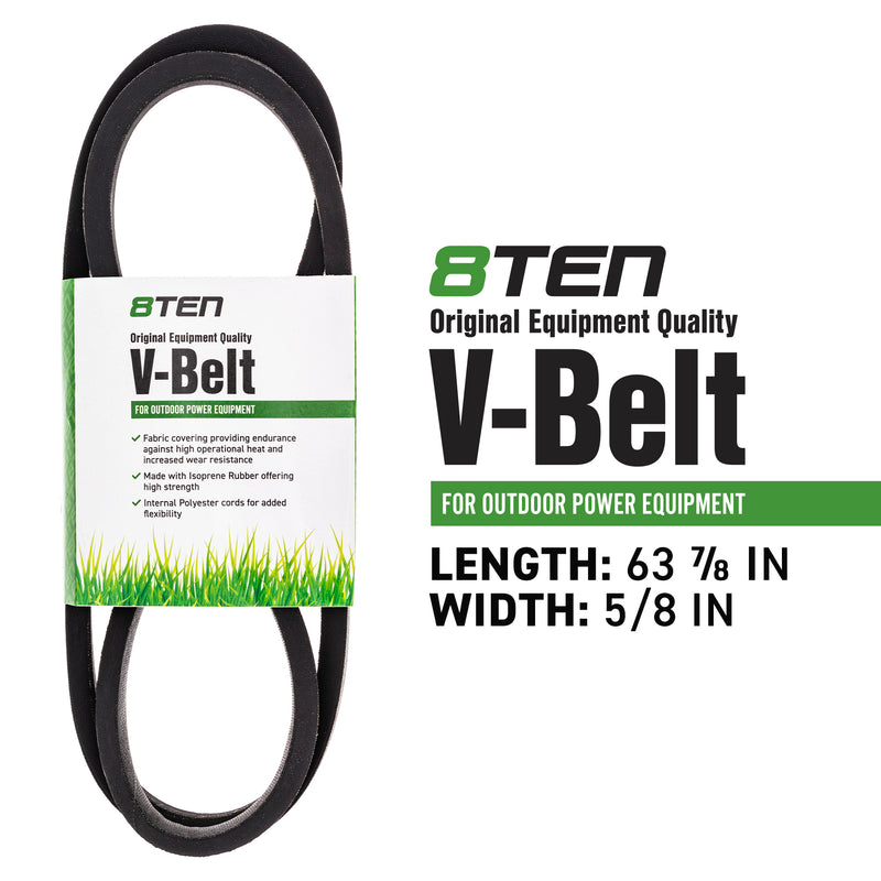 8TEN 810-CBL2291T Pump Drive Belt for Wright Stander Stens Oregon