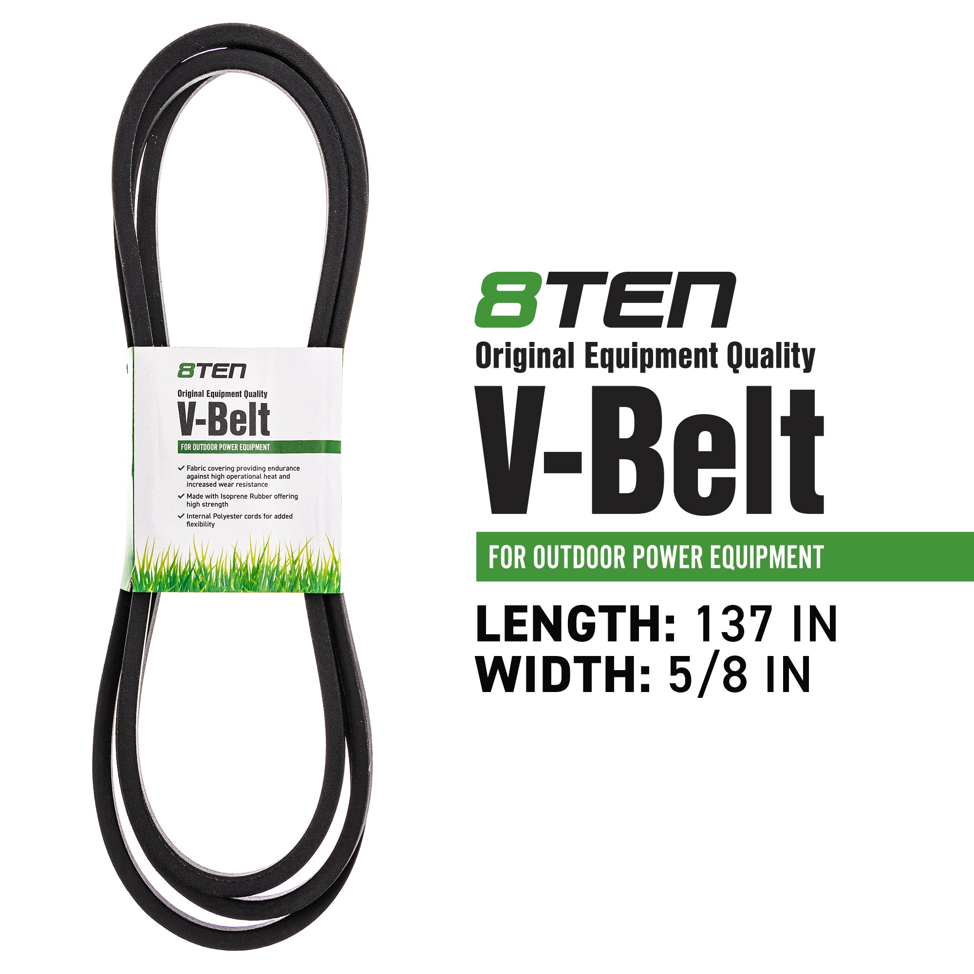 8TEN 810-CBL2205T Deck Drive Belt for Stens Scag Oregon MTD Cub