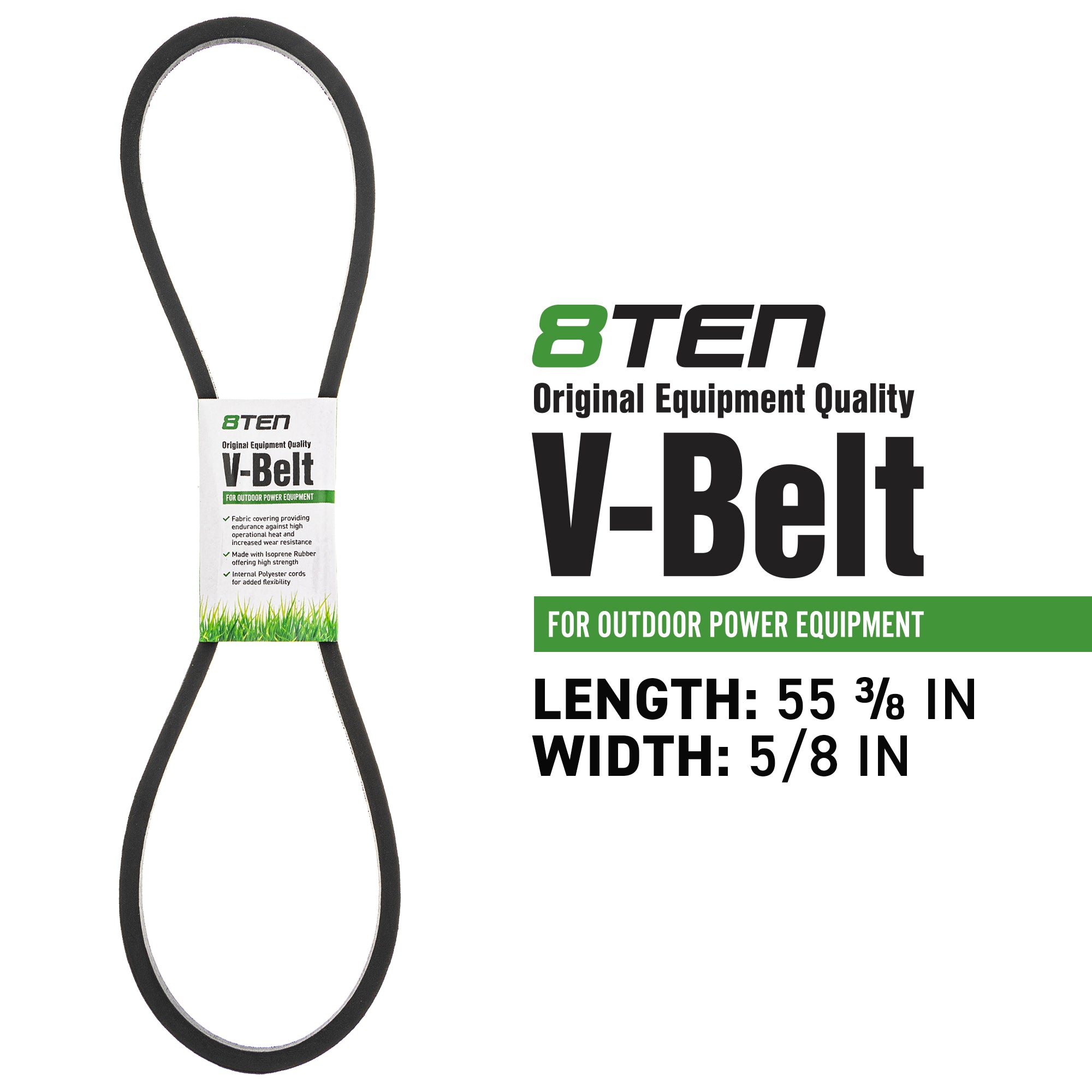 8TEN 810-CBL2212T Deck Belt for Wright Stander Stens Oregon Stander