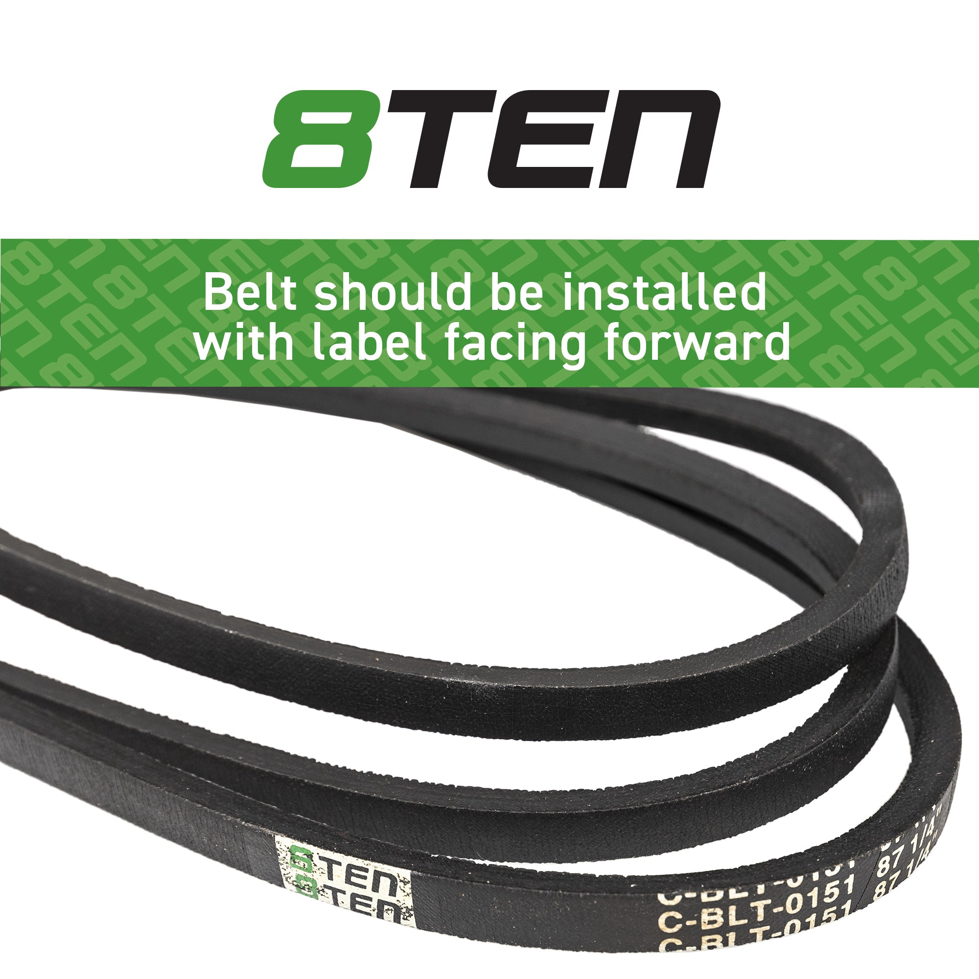 8TEN Deck Belt 88-6250 M86996 M40223 GX21986