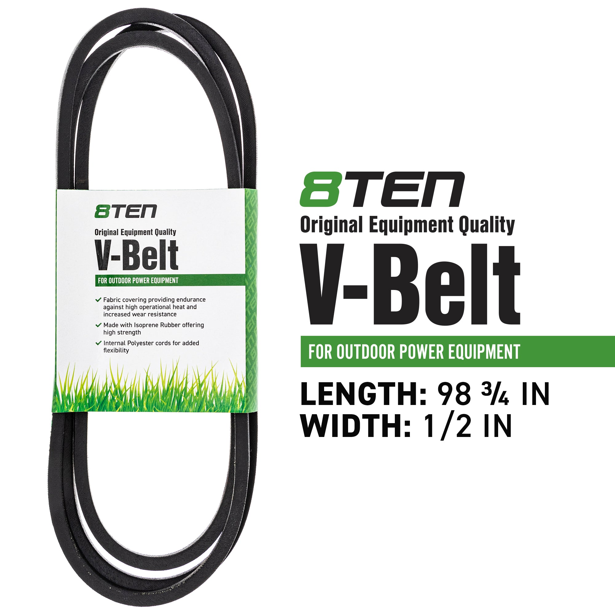 8TEN 810-CBL2312T Drive Belt for Stens MTD Cub Cadet Troy-Bilt
