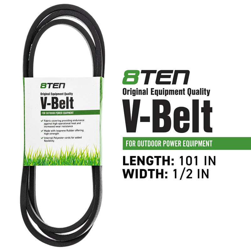 8TEN 810-CBL2423T Deck Belt for Stens MTD Cub Cadet Troy-Bilt John