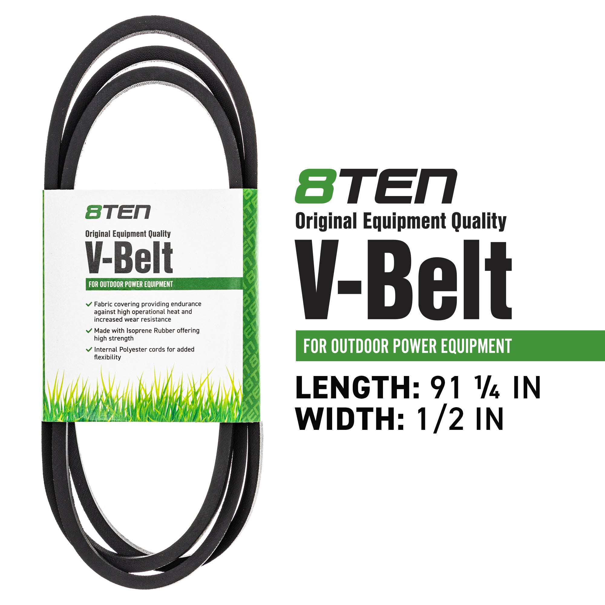 8TEN 810-CBL2431T Deck Belt for Stens Simplicity Generac 1726472SM