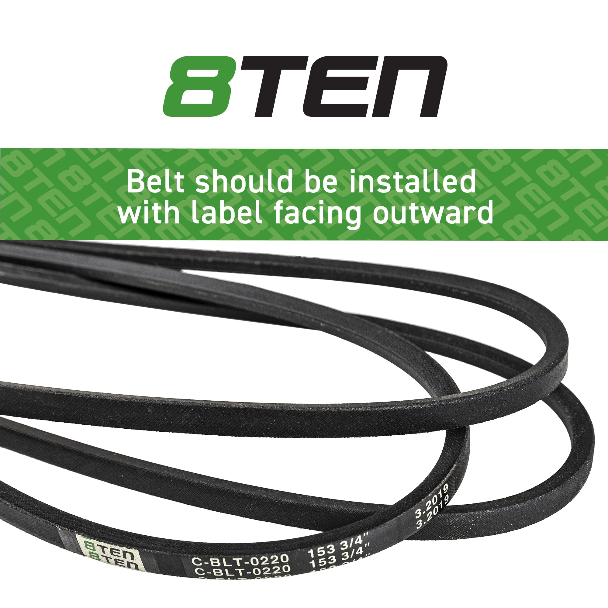 8TEN Deck Belt 109-3661 109-3661-SL