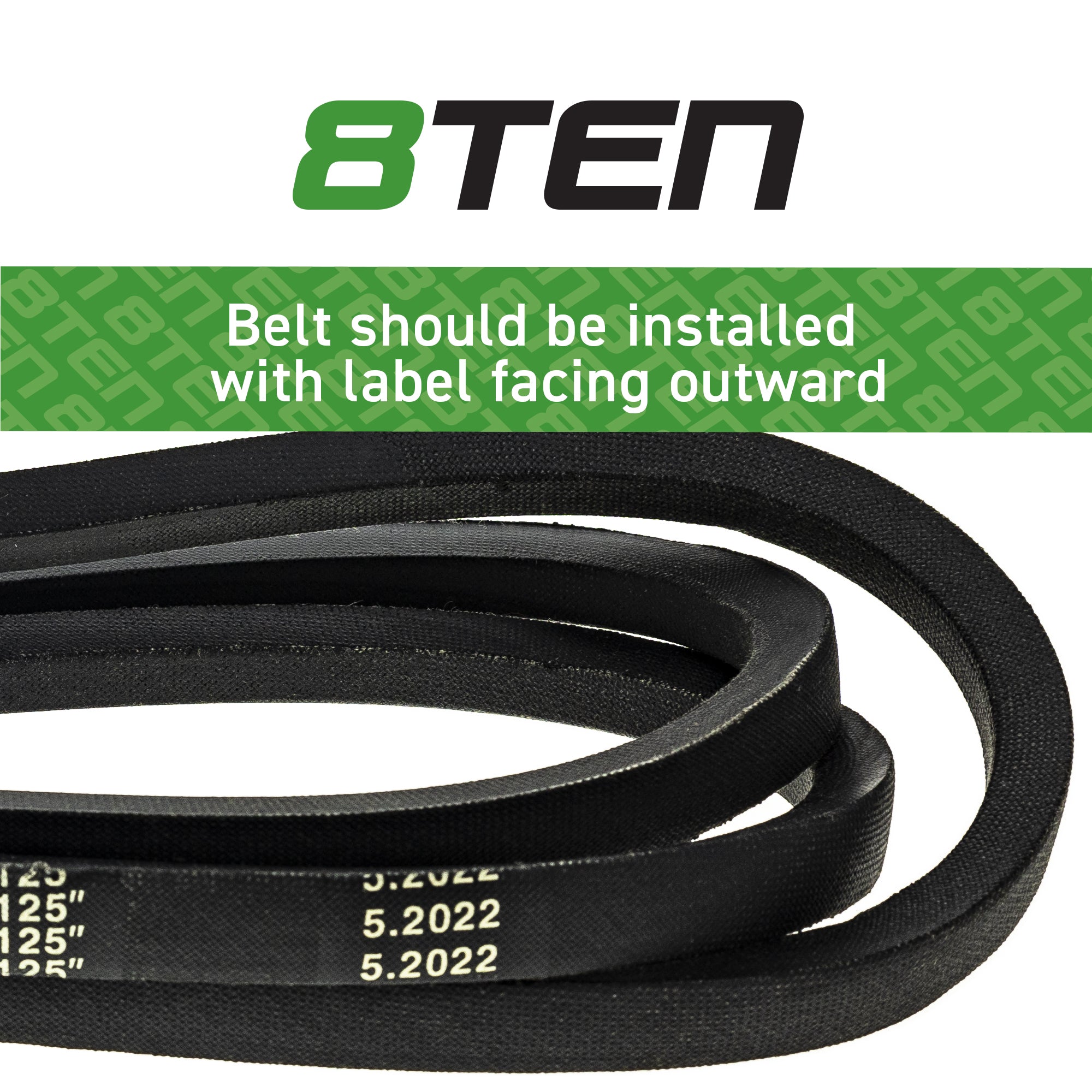 8TEN Drive Belt 483242 601969 75-645 TCU29747 07200519