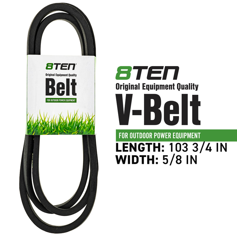 8TEN 810-CBL2552T Drive Belt for zOTHER Toro Exmark John Deere