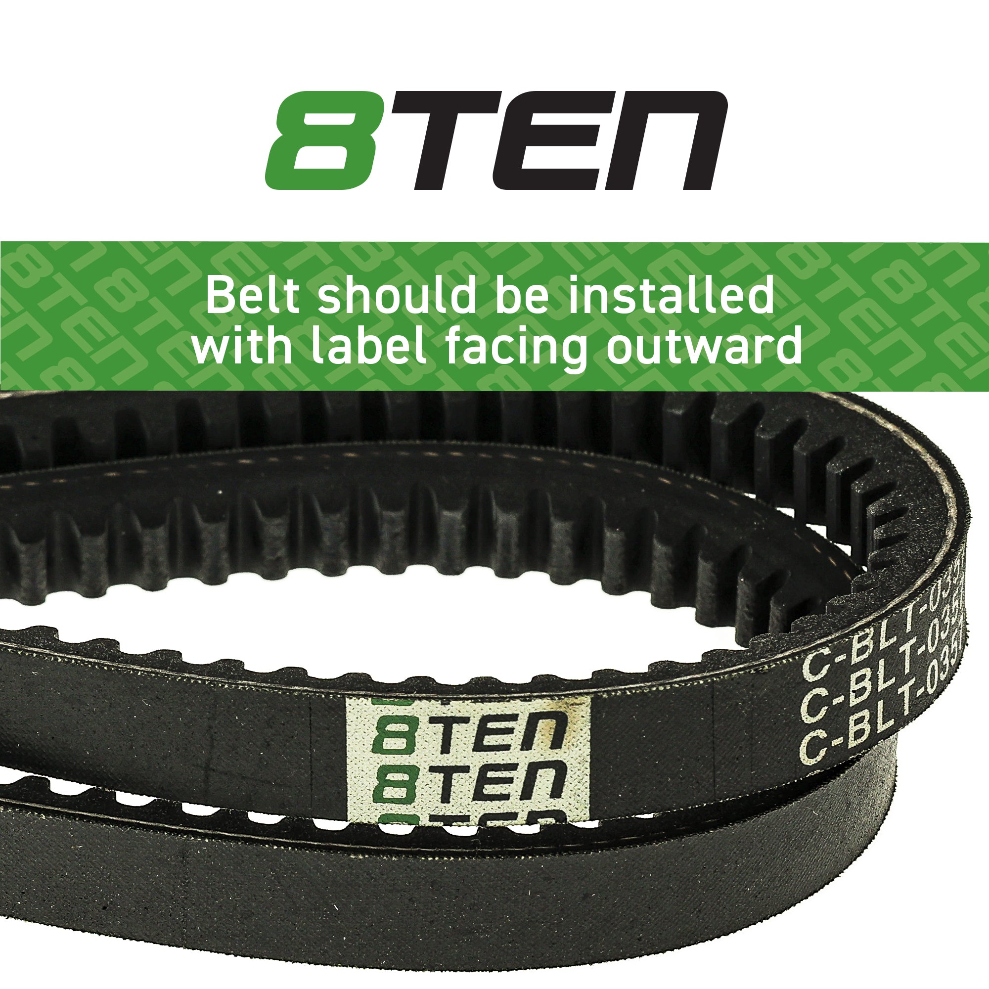 Cogged Deck Belt For Gravely Ariens 07200038 | 8TEN