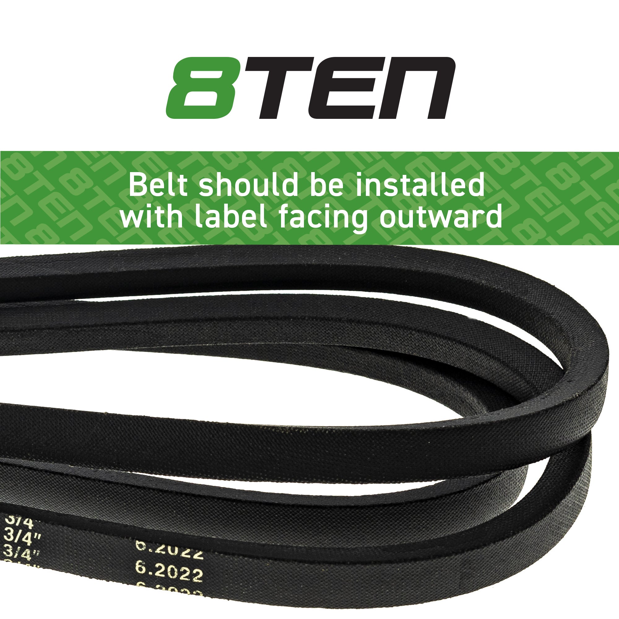 Drive Belt For John Deere M117636 | 8TEN