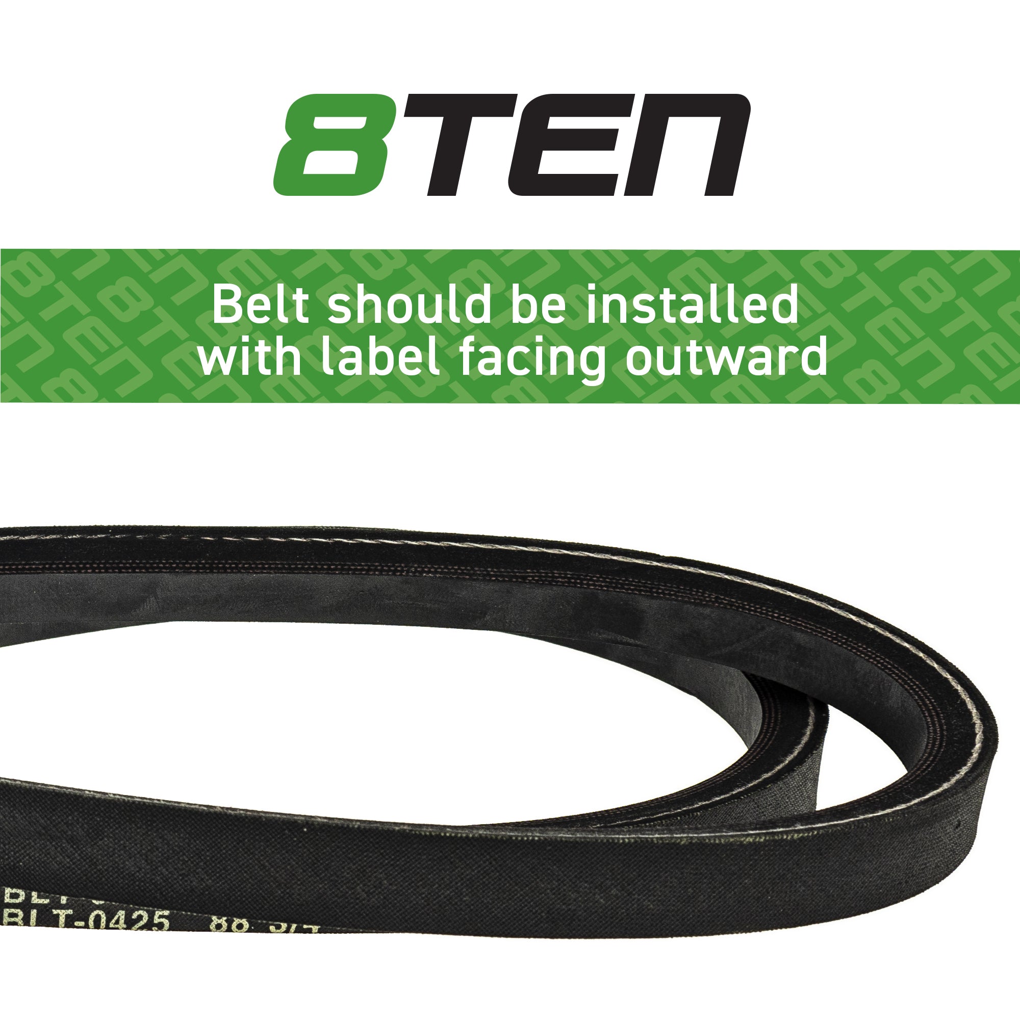 8TEN Drive Belt 1-303080 1-303499 303499 7076677YP