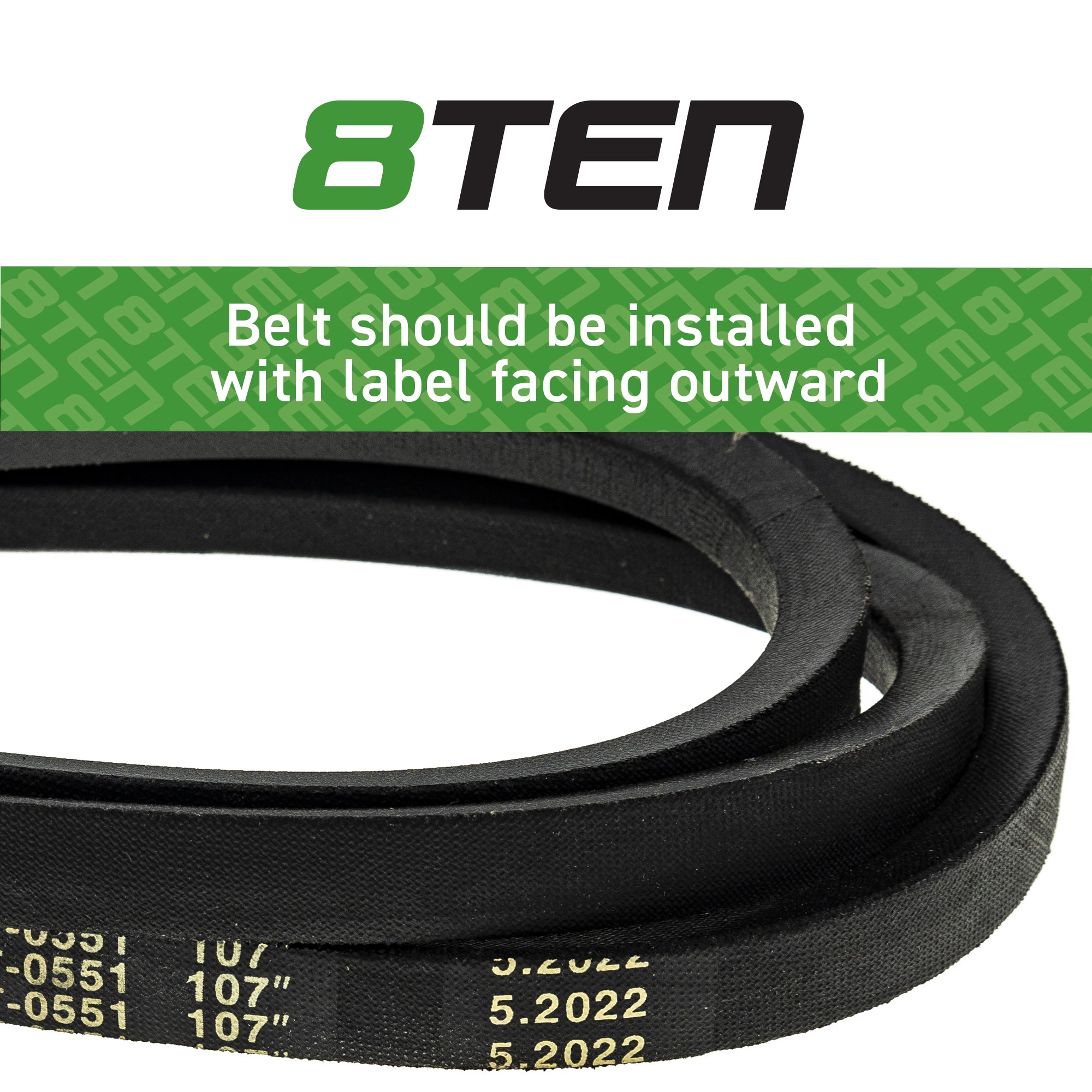 8TEN Deck Drive Belt 482338