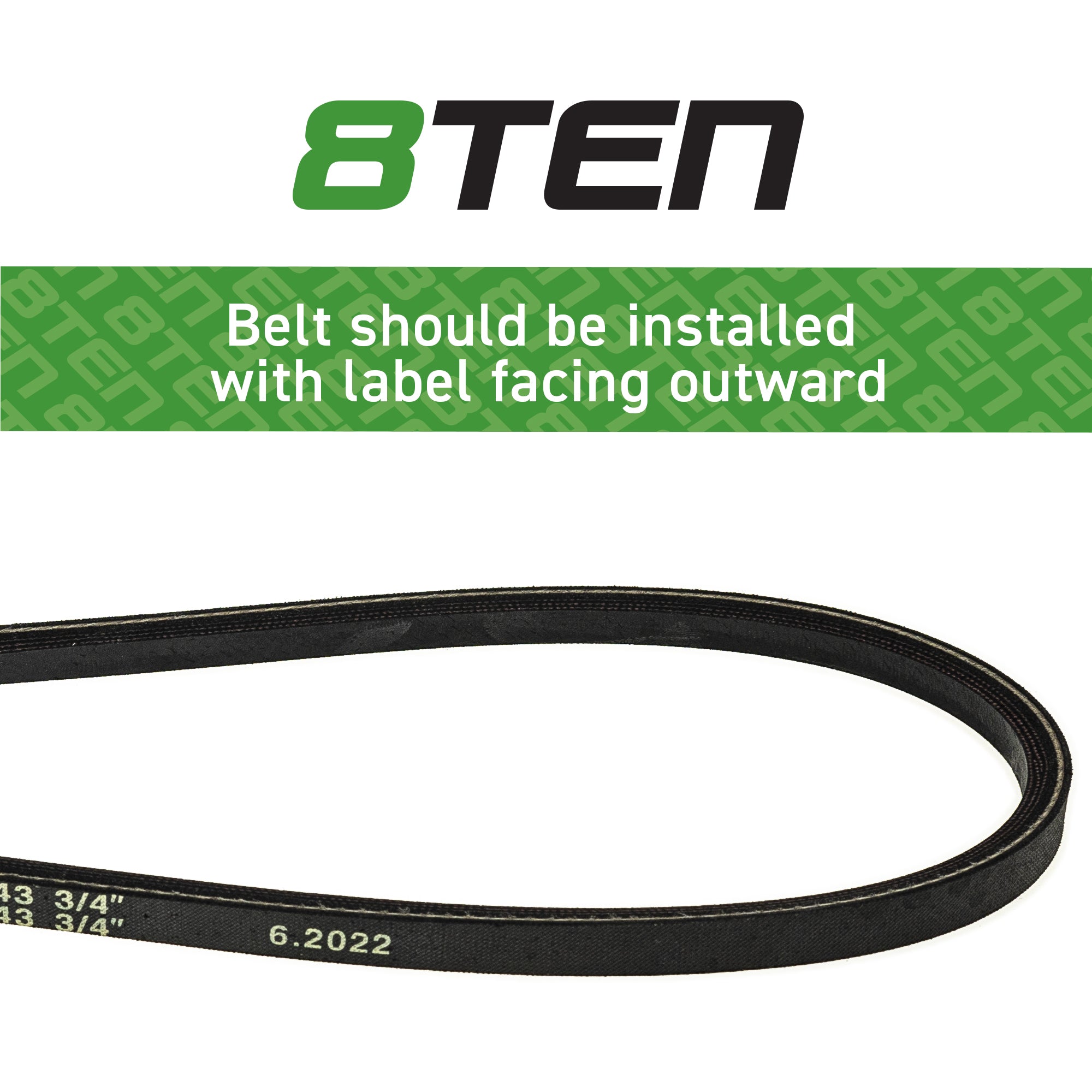 8TEN Drive Belt 037X72MA