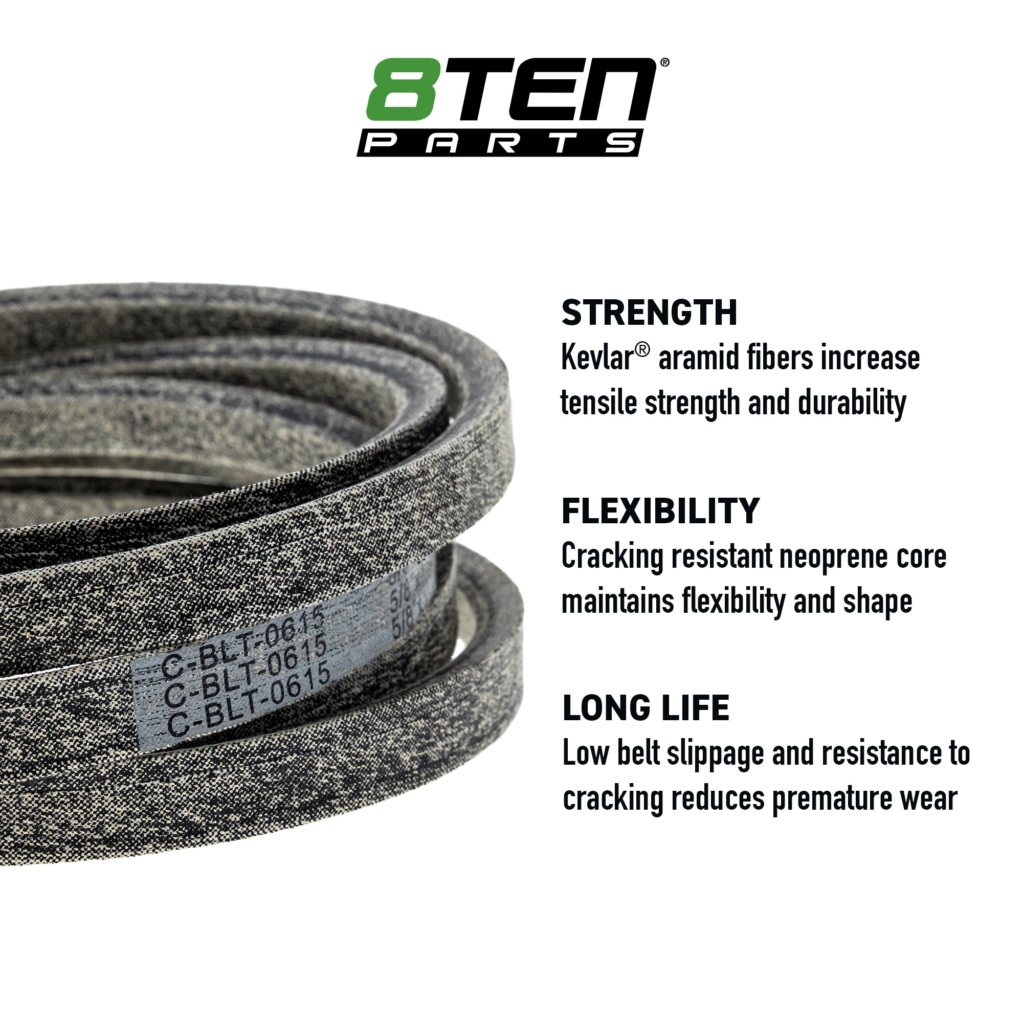8TEN 810-CBL2837T Replacement Belt