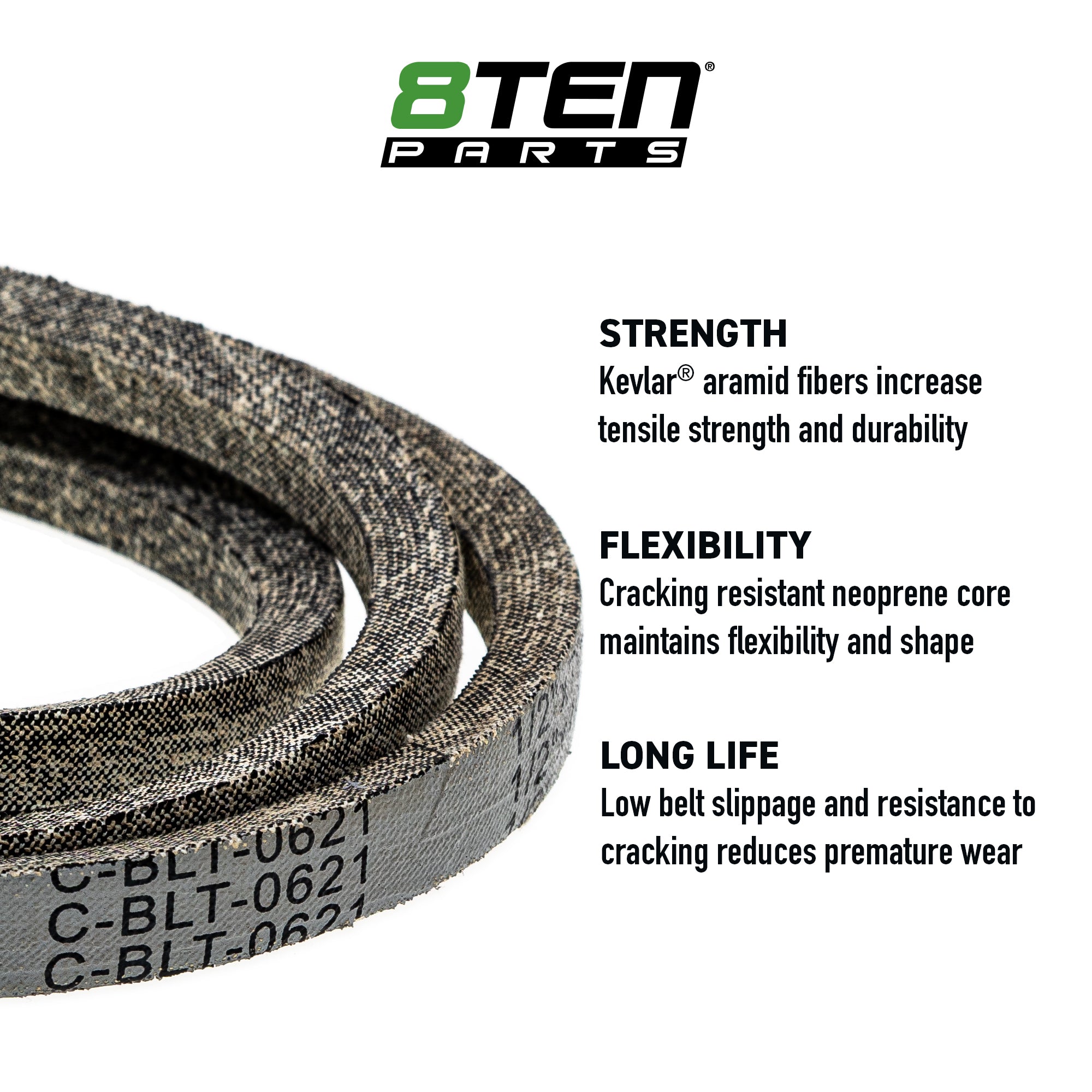 8TEN 810-CBL2843T Replacement Belt
