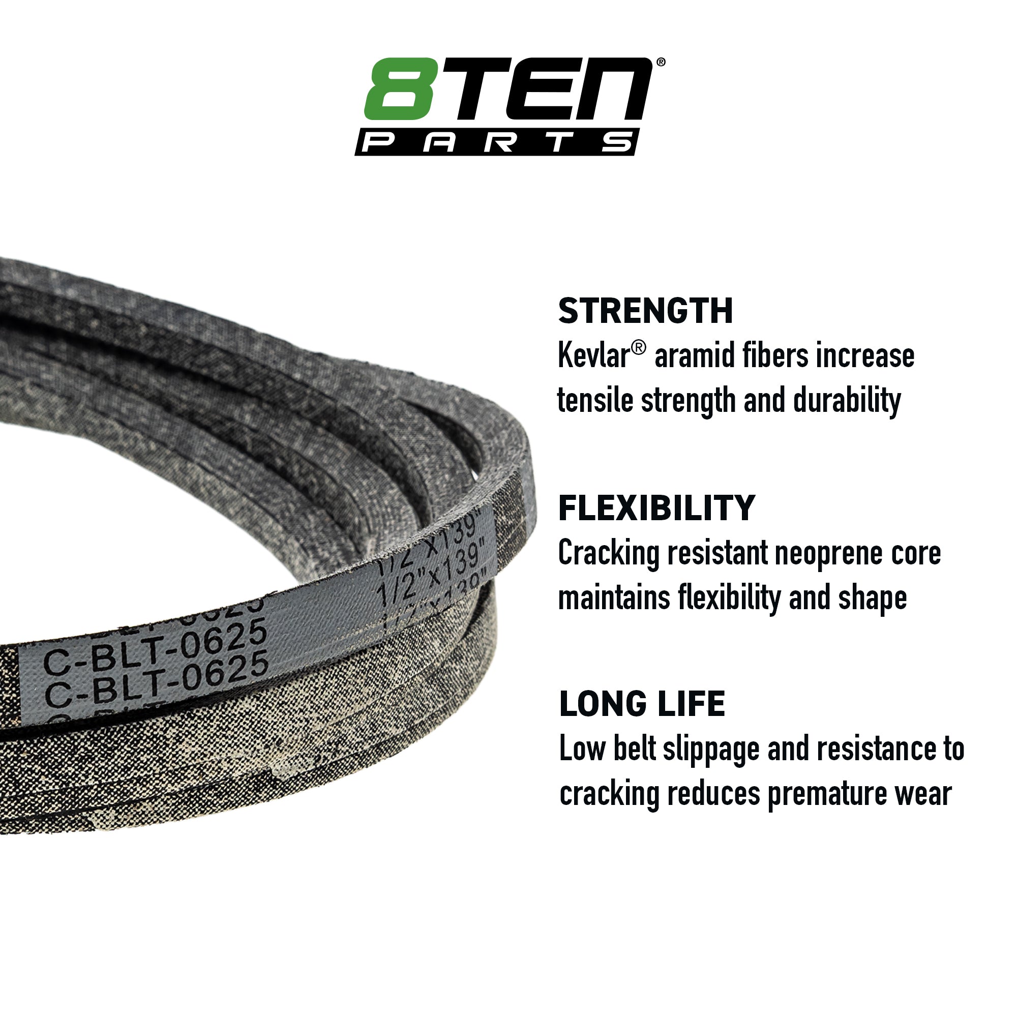 8TEN 810-CBL2847T Replacement Belt