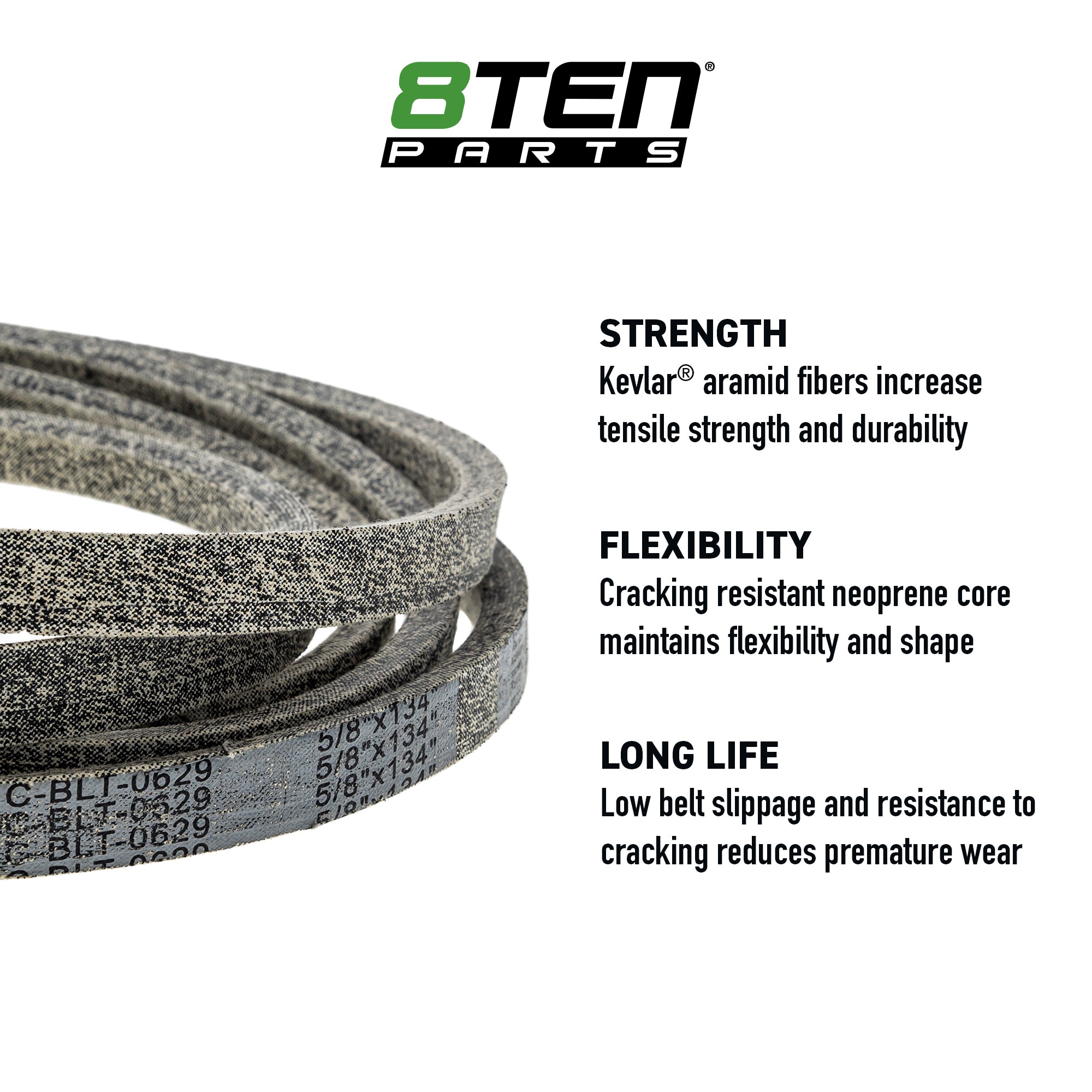 8TEN 810-CBL2841T Replacement Belt