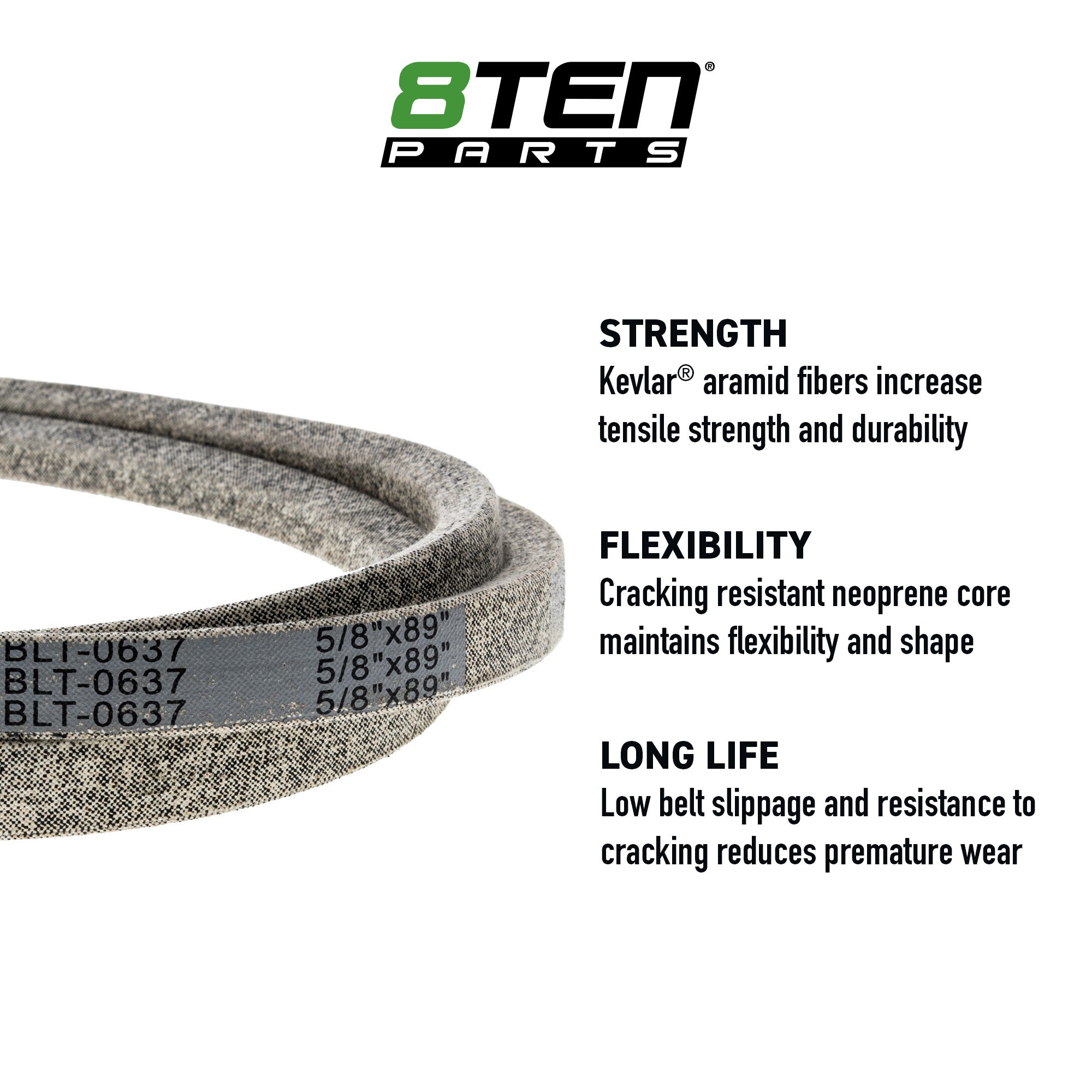 8TEN 810-CBL2859T Replacement Belt