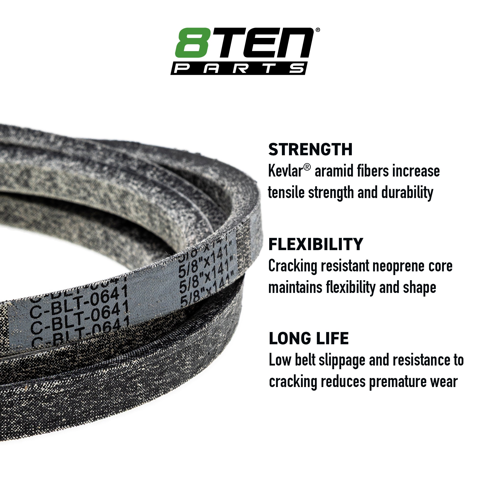 8TEN 810-CBL2863T Replacement Belt