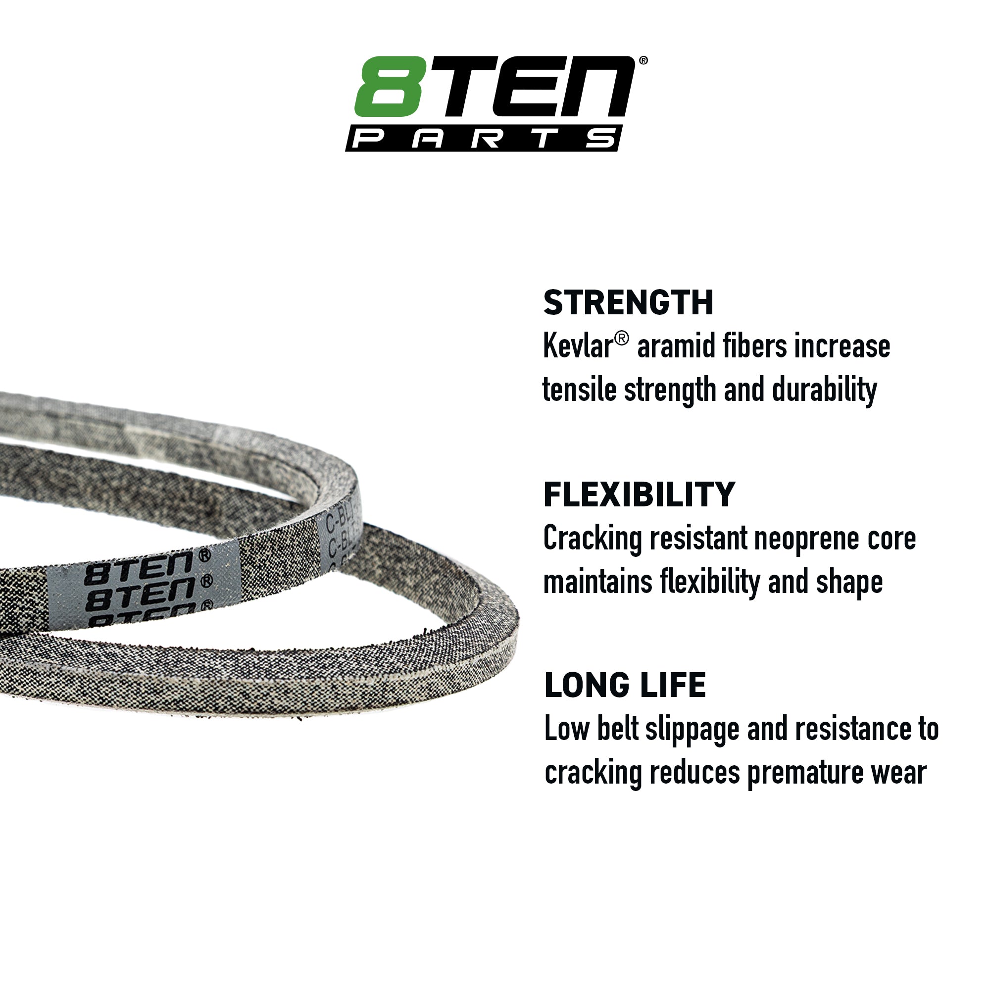 Belt with Kevlar® For Cub Cadet MTD Ariens 954-0498 754-0498 954-04317A 754-04317 07211500