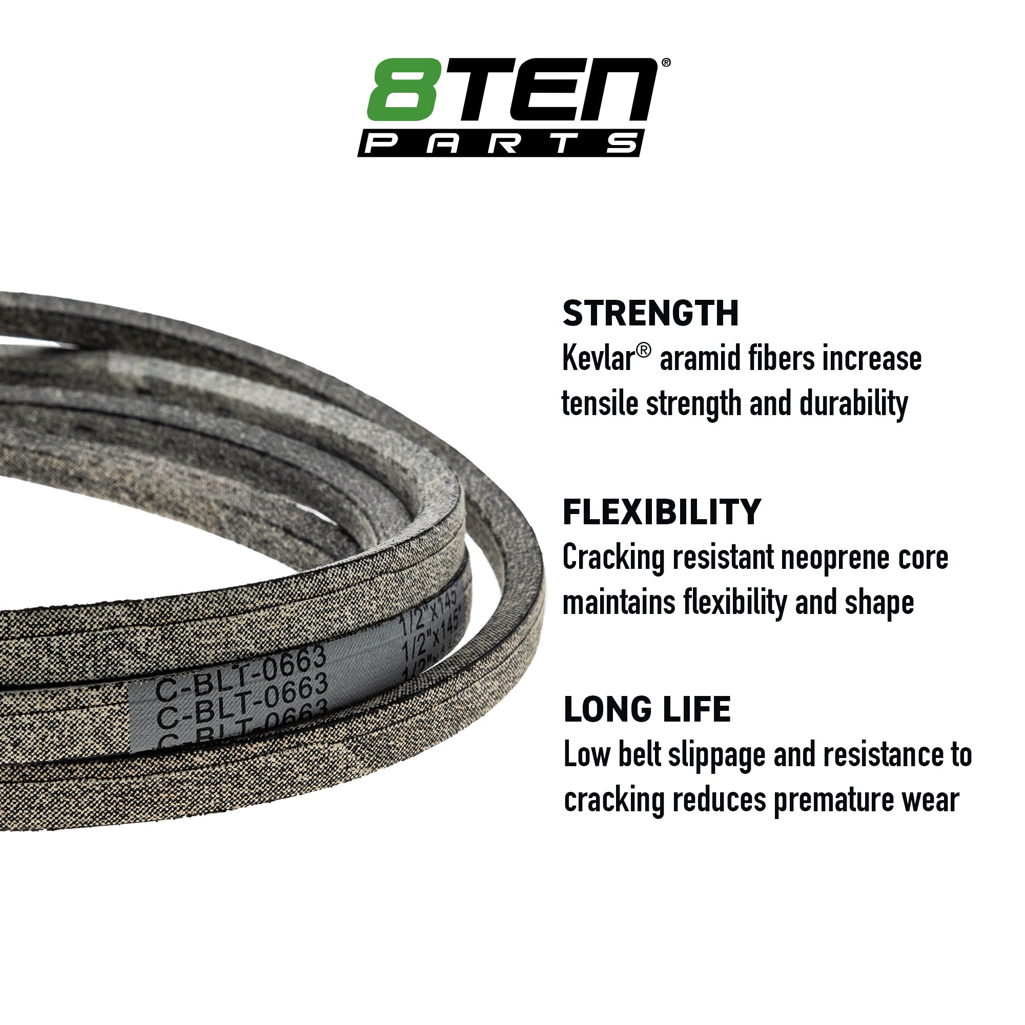 8TEN 810-CBL2885T Replacement Belt