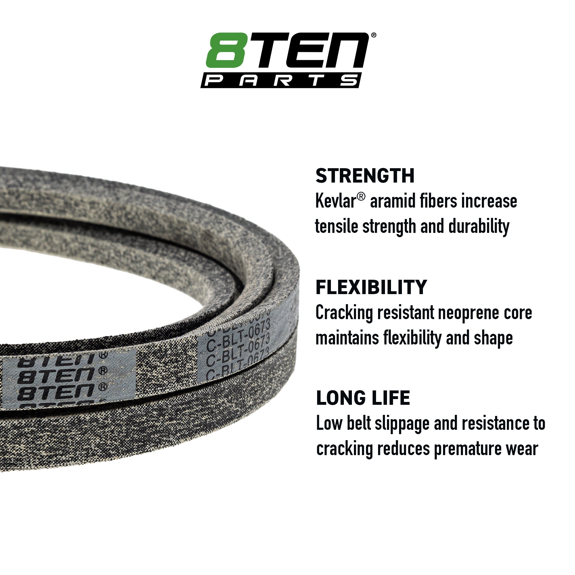 8TEN 810-CBL2895T Replacement Belt
