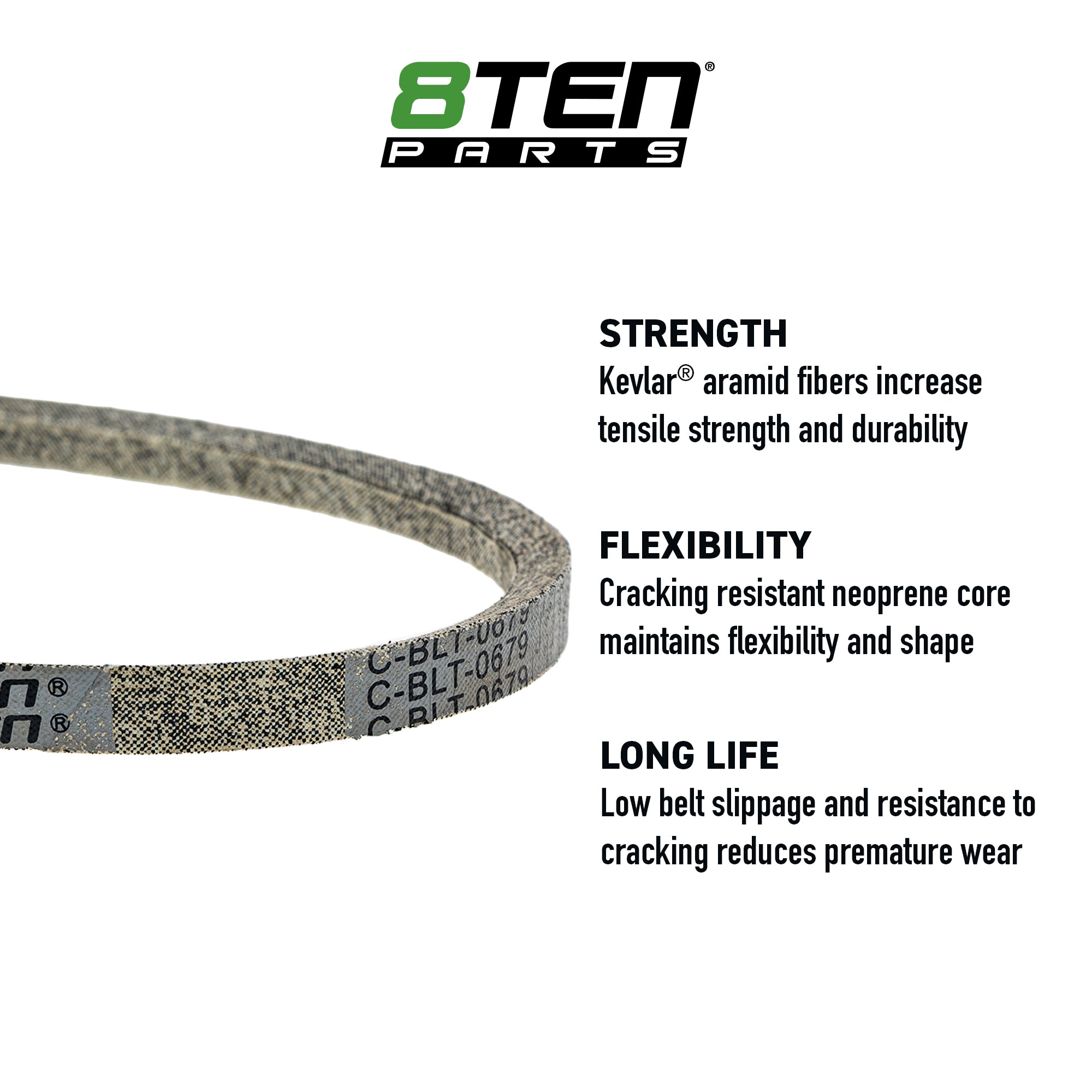 8TEN 810-CBL2891T Replacement Belt