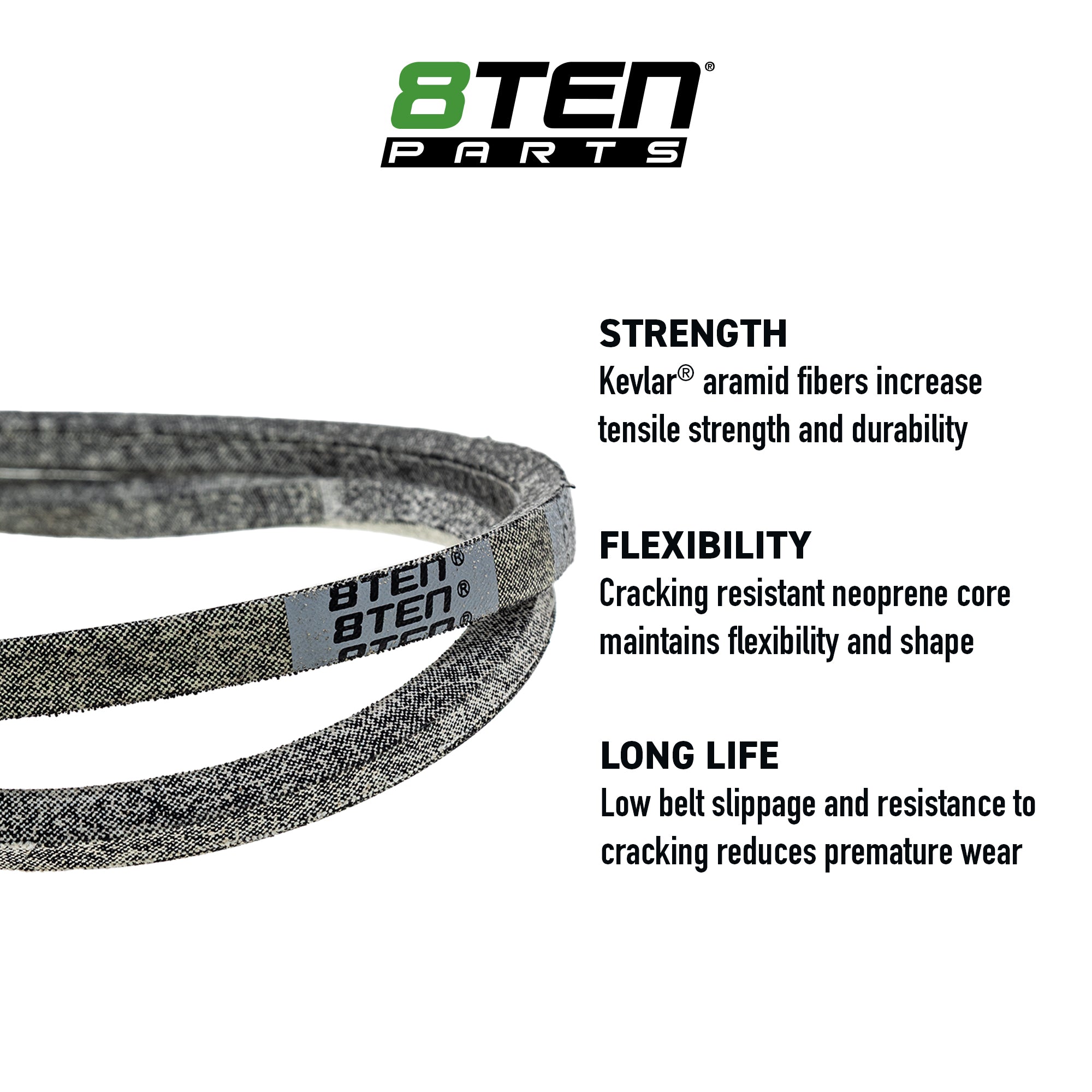 Belt with Kevlar® For Husqvarna Poulan Pro 776435 | 8TEN