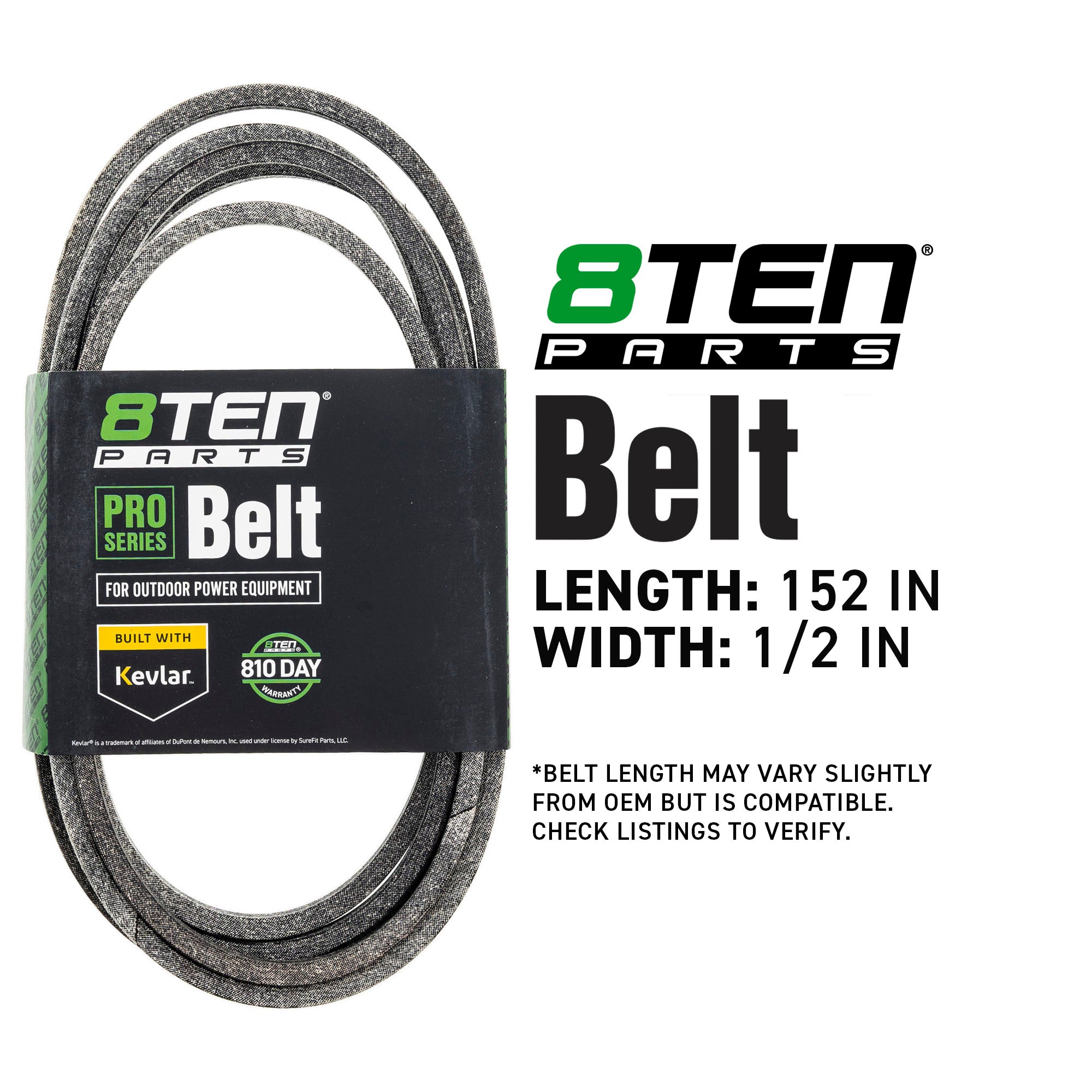 8TEN 810-CBL2804T Belt with Kevlar® for Deere