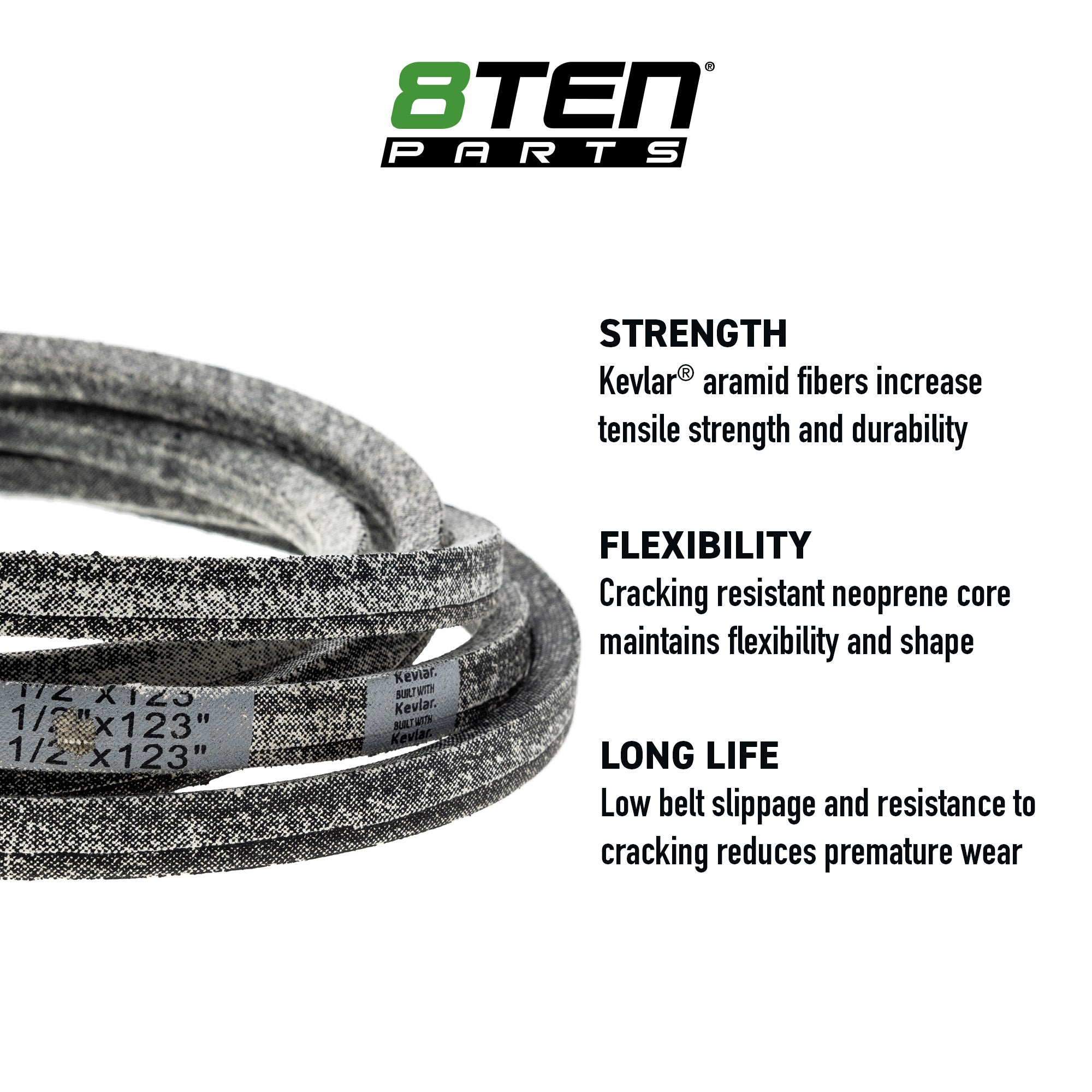 L'Appartement　Border belt Belt with Kevlar® For Gravely Ariens 07200832 | 8TEN