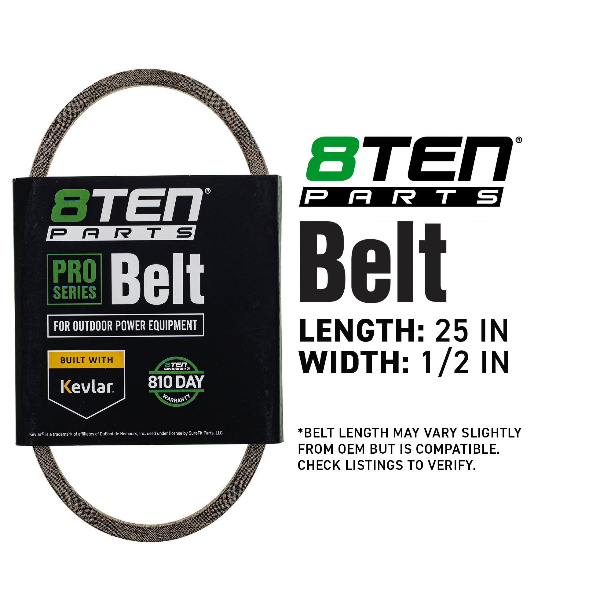 8TEN 810-CBL2937T Belt with Kevlar® for Whirlwind Deere