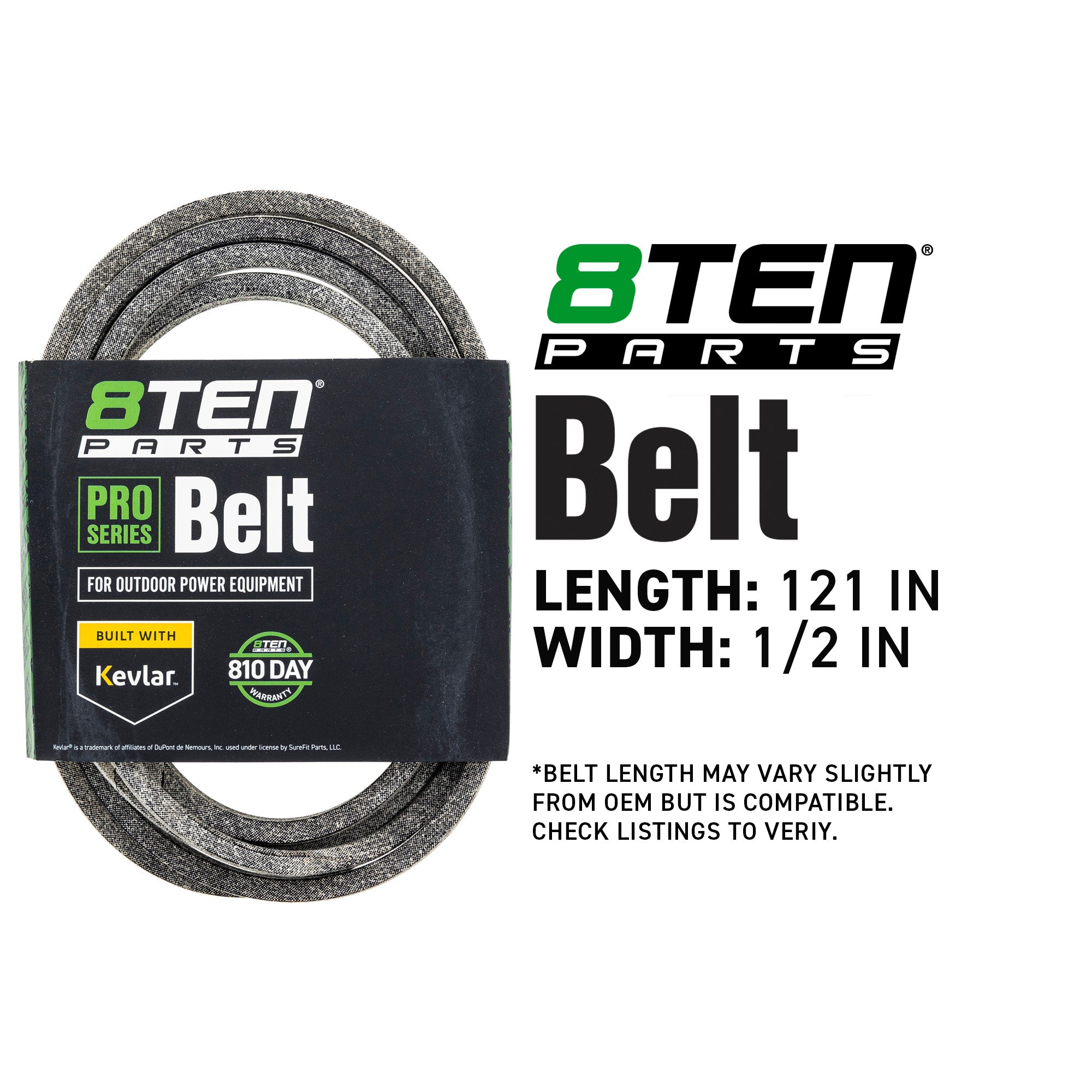 8TEN 810-CBL2946T Kevlar Belt for ZT Zoom Z5450 Z5400