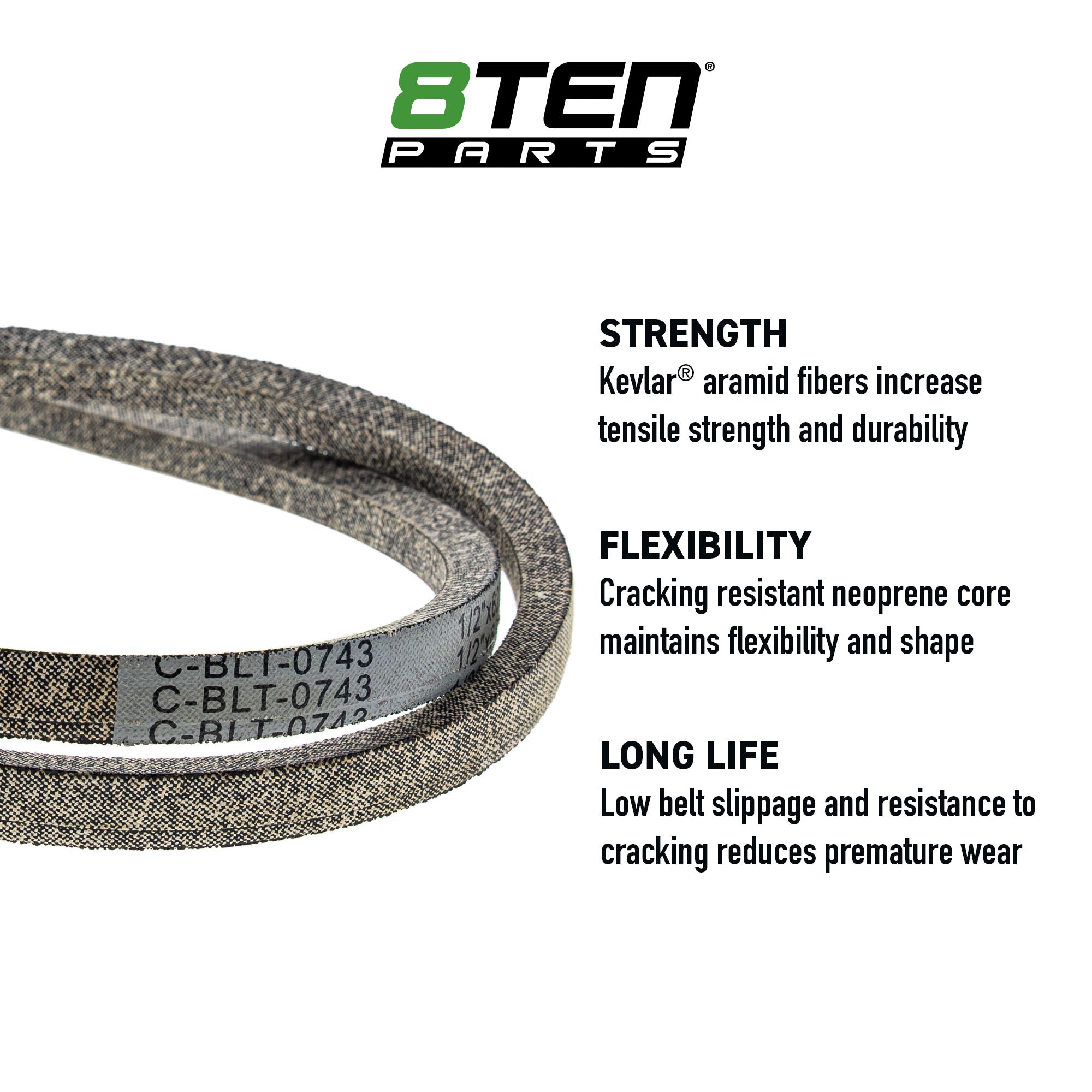 8TEN 810-CBL2965T Replacement Belt