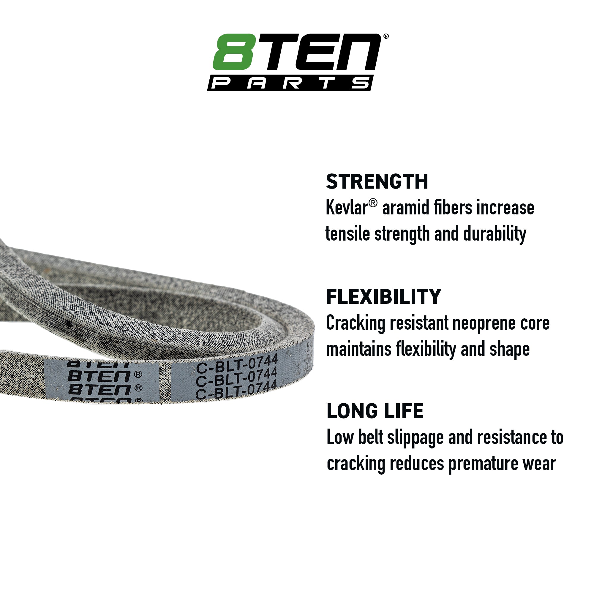 8TEN 810-CBL2966T Replacement Belt