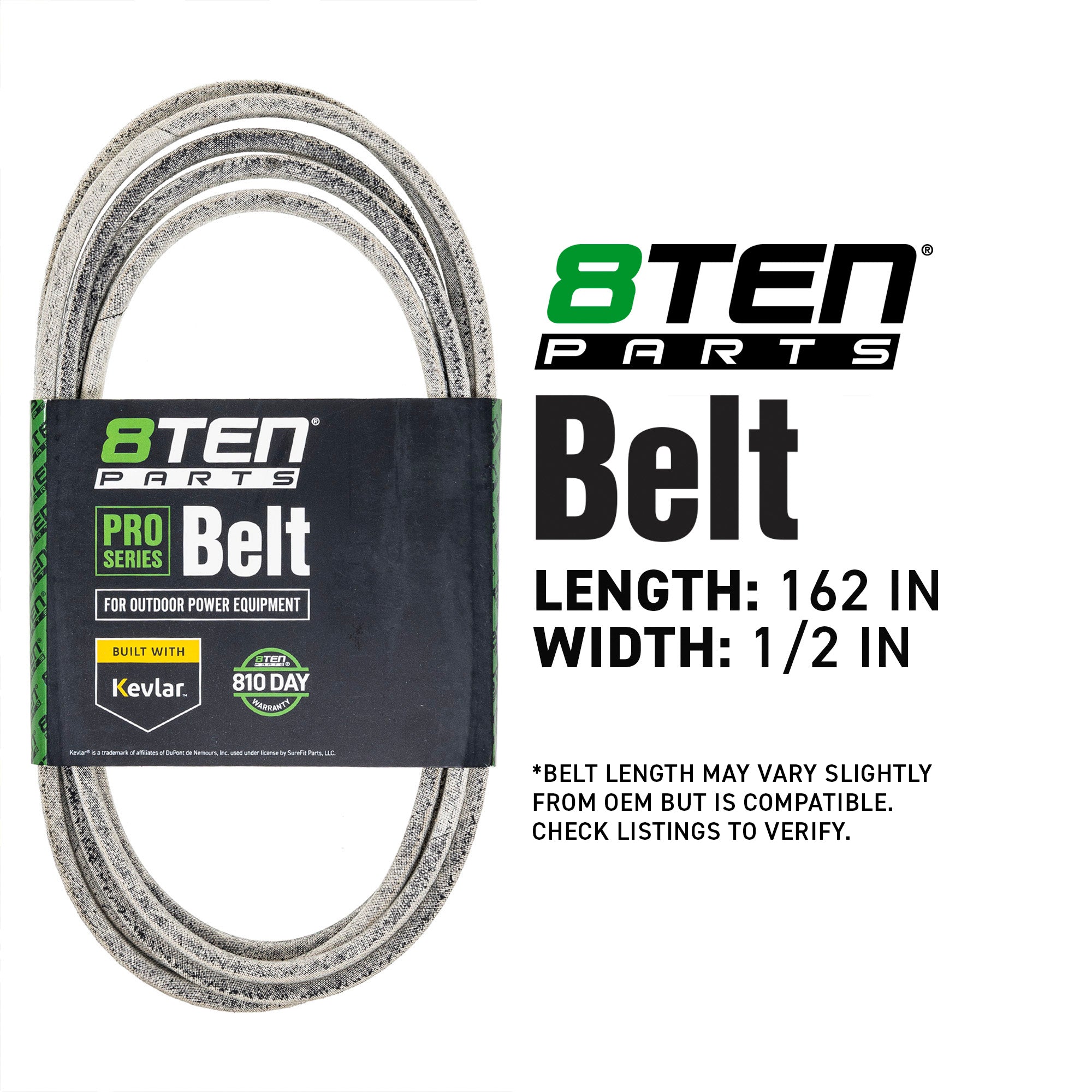 8TEN 810-CBL2974T Belt with Kevlar® for YT950 PYT9000 Deere Cadet