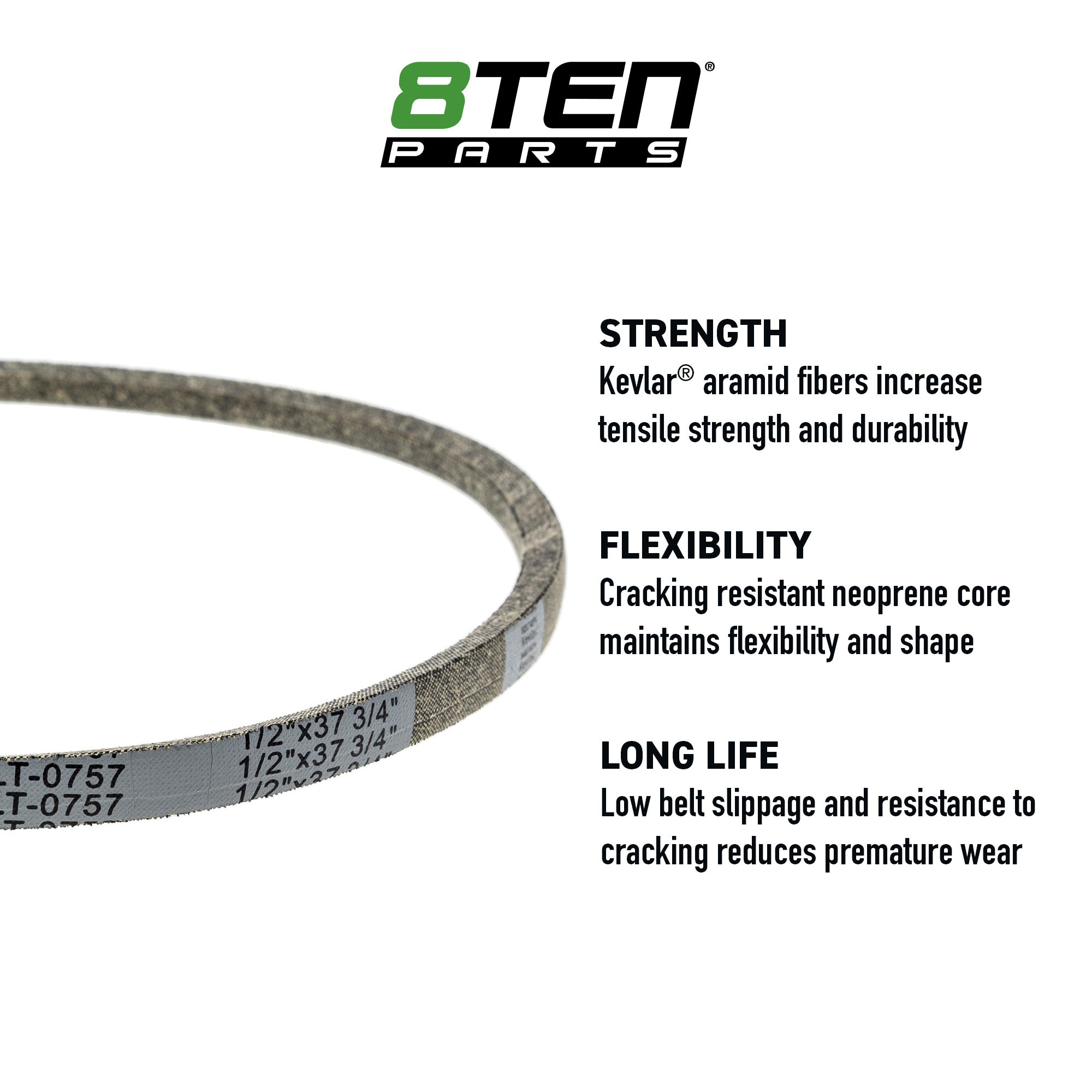 Belt with Kevlar® For MTD Cub Cadet 954-3084 | 8TEN