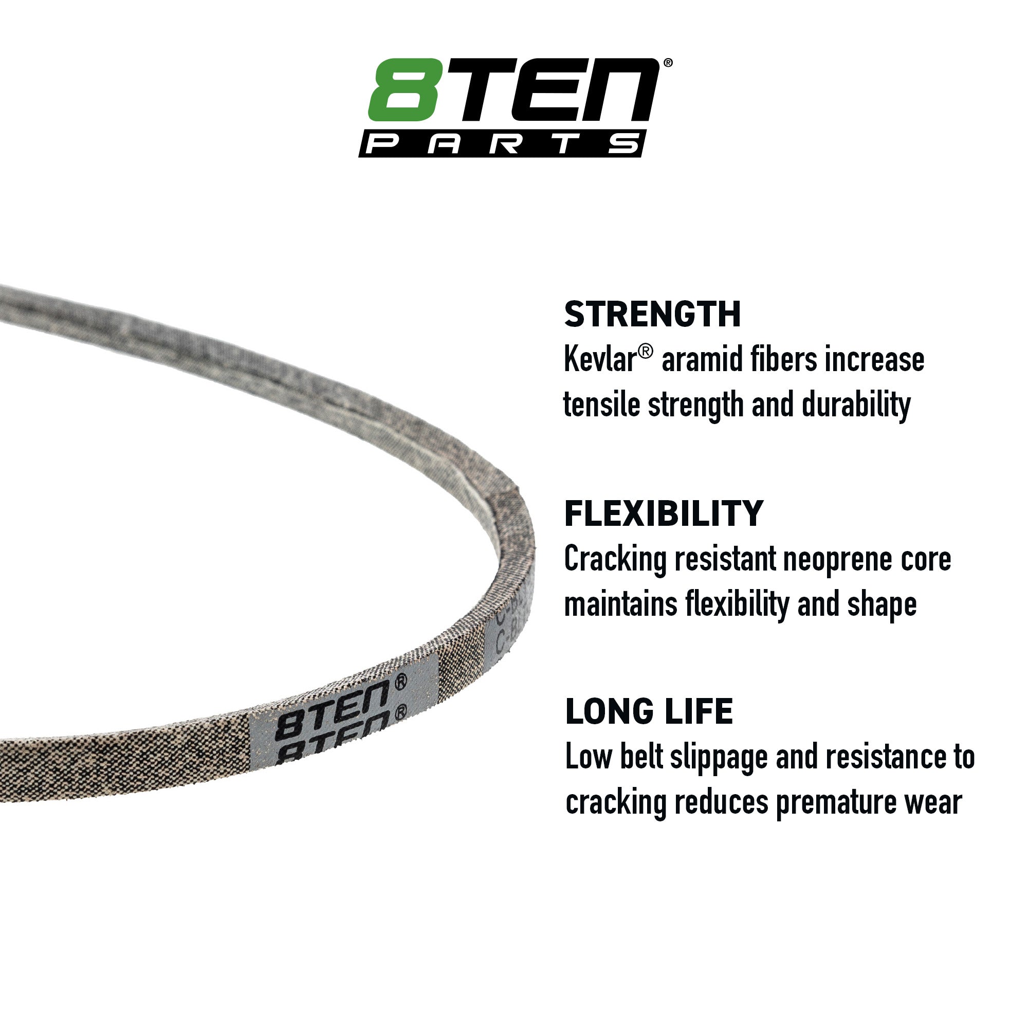 Belt with Kevlar® For John Deere Gravely GX23722 | 8TEN