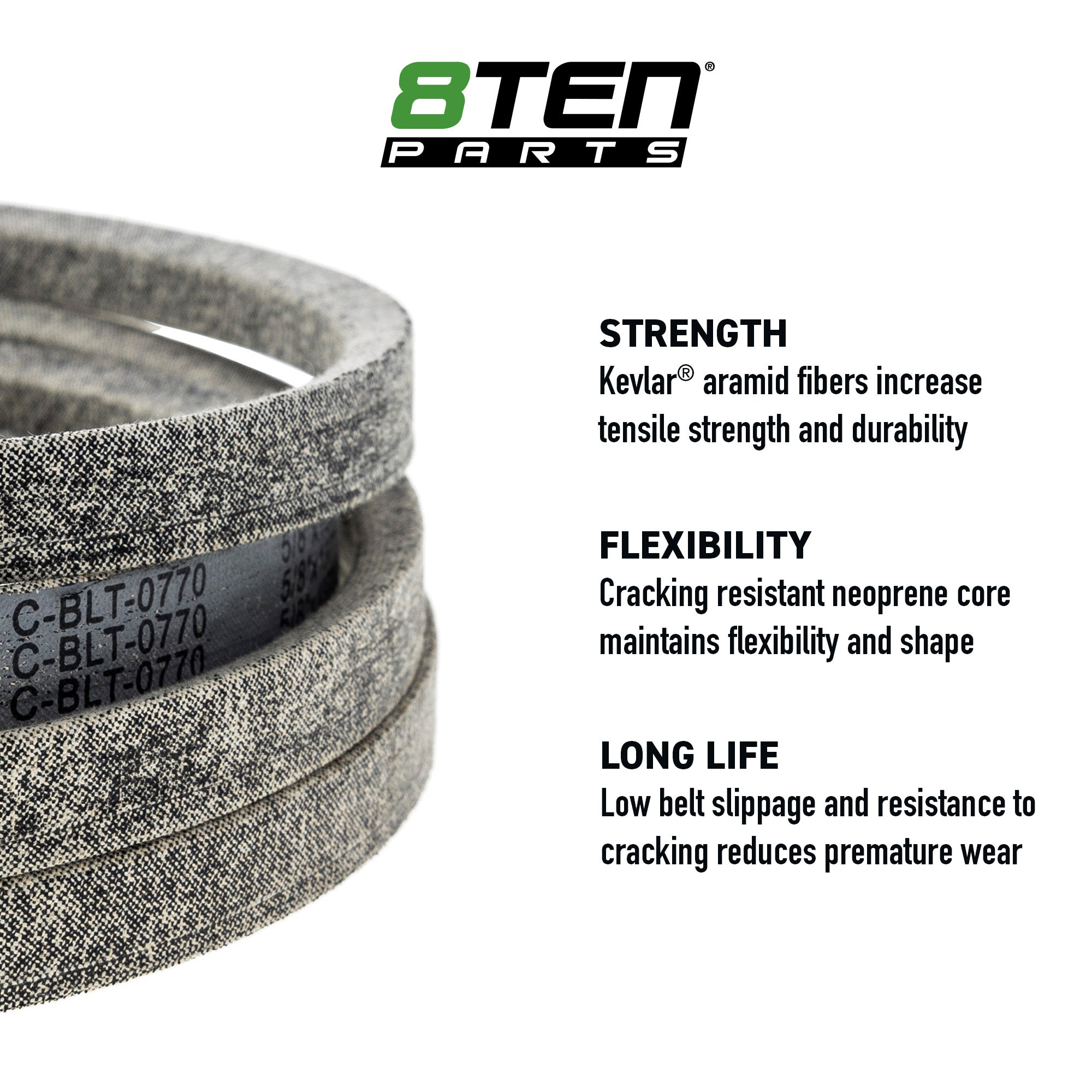 Belt with Kevlar® For Exmark Husqvarna 1-413093 | 8TEN