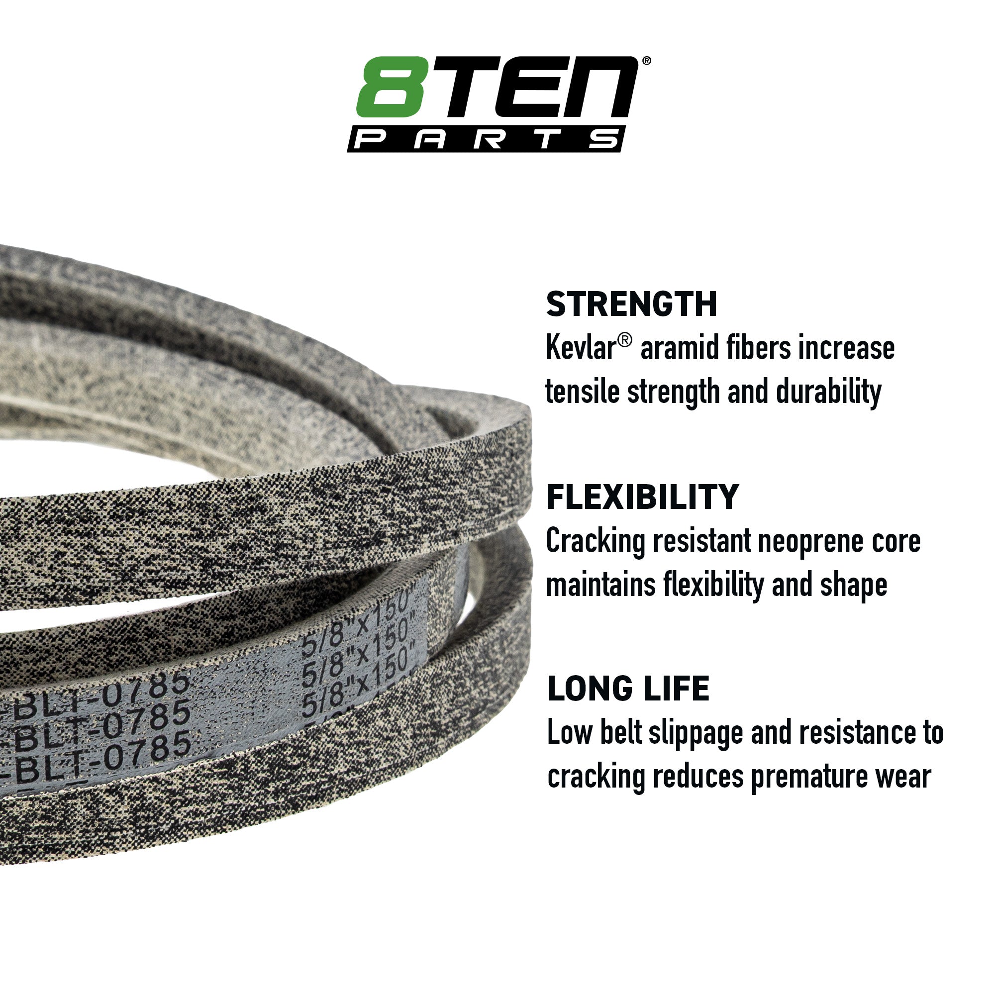 8TEN 810-CBL2907T Replacement Belt