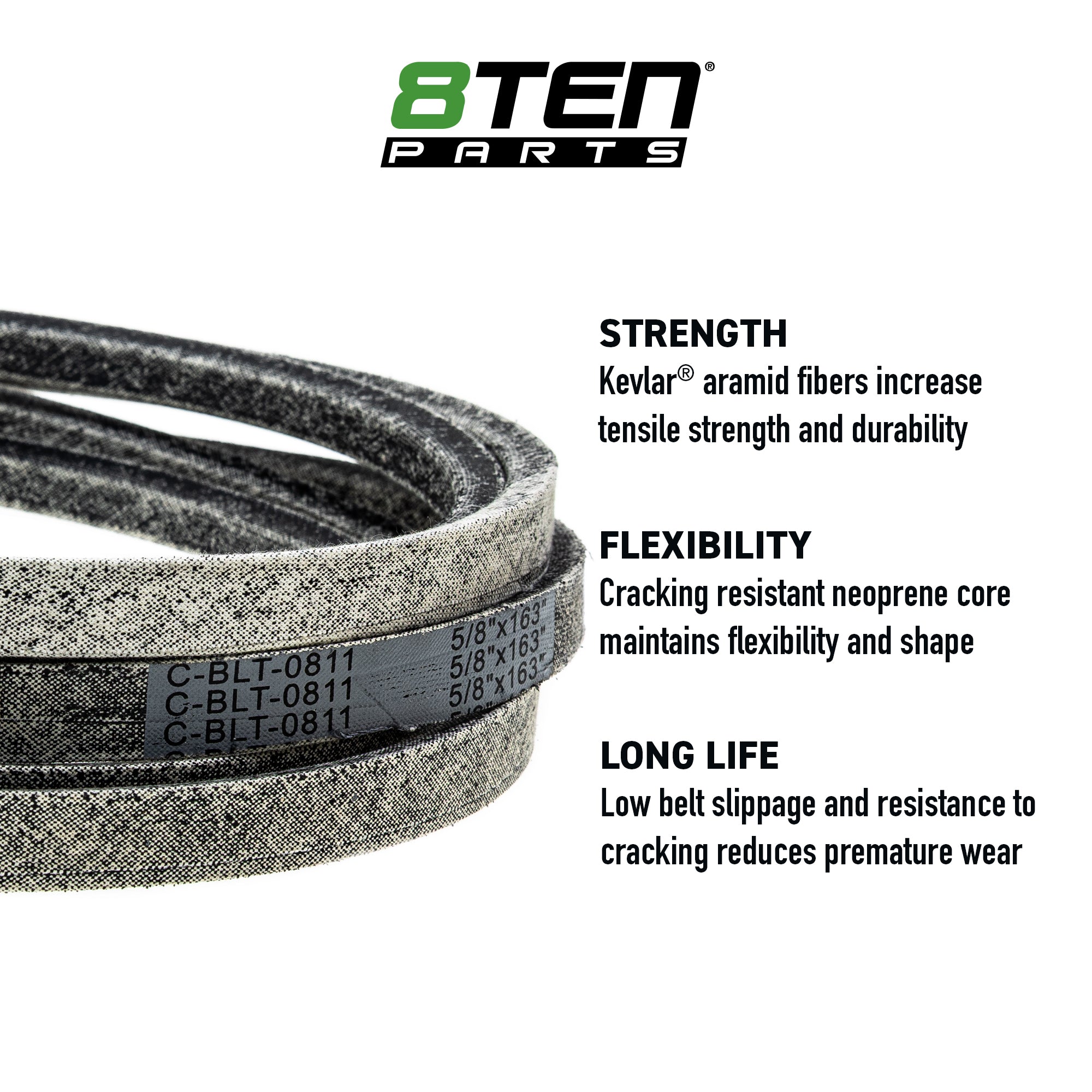 8TEN 810-CBL2033T Replacement Belt
