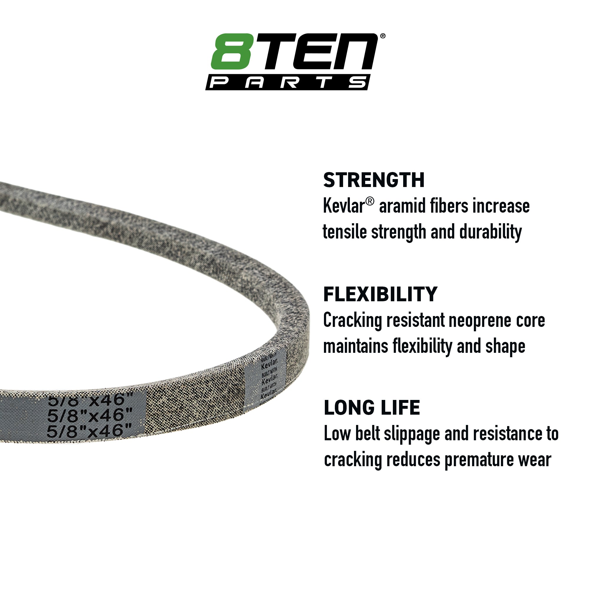 8TEN 810-CBL2052T Replacement Belt