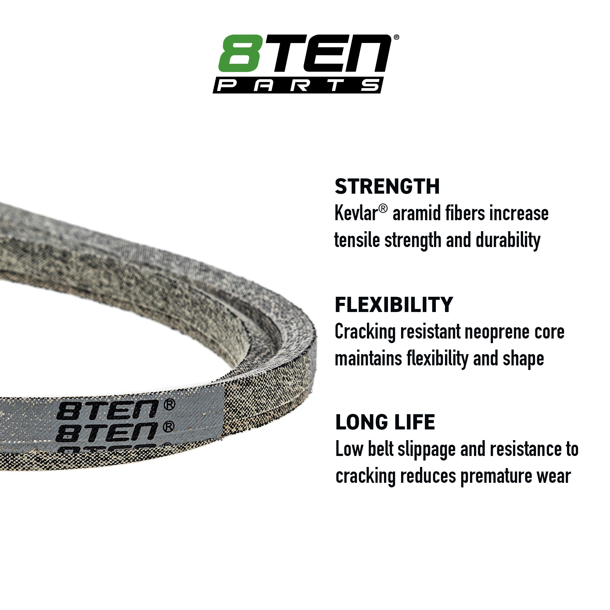 Belt with Kevlar® For John Deere Ariens 07216300 | 8TEN